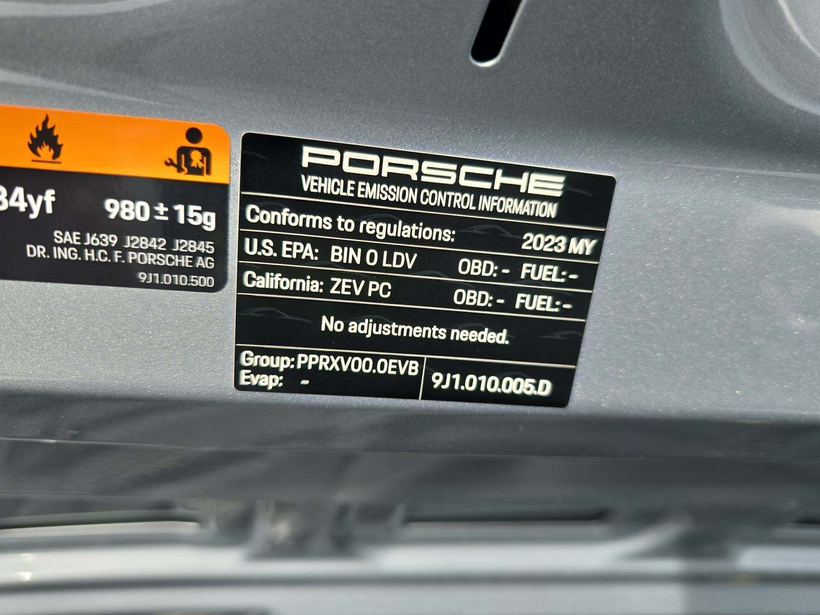 2023 Porsche Taycan Base RWD