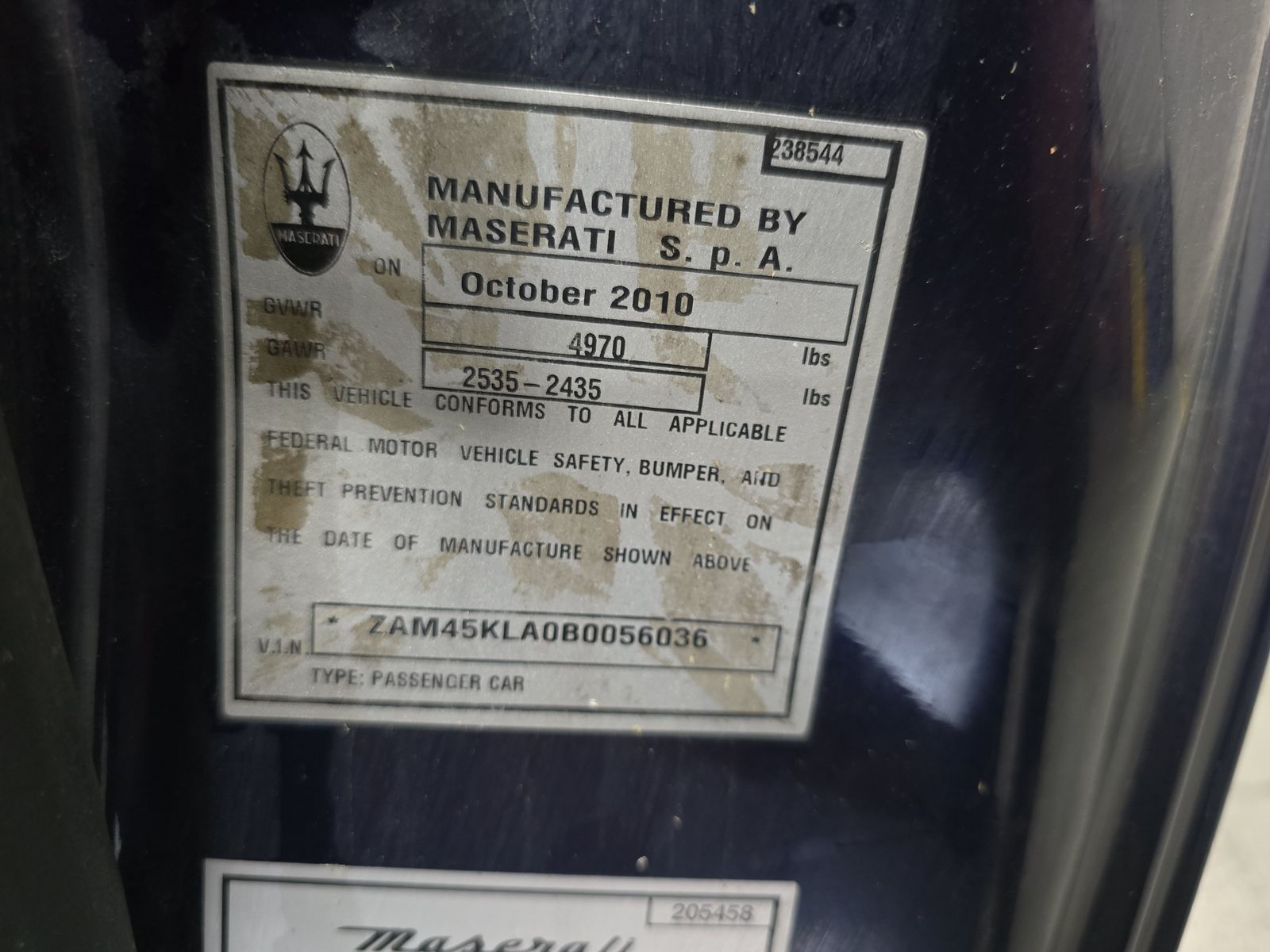 2011 Maserati GranTurismo S RWD