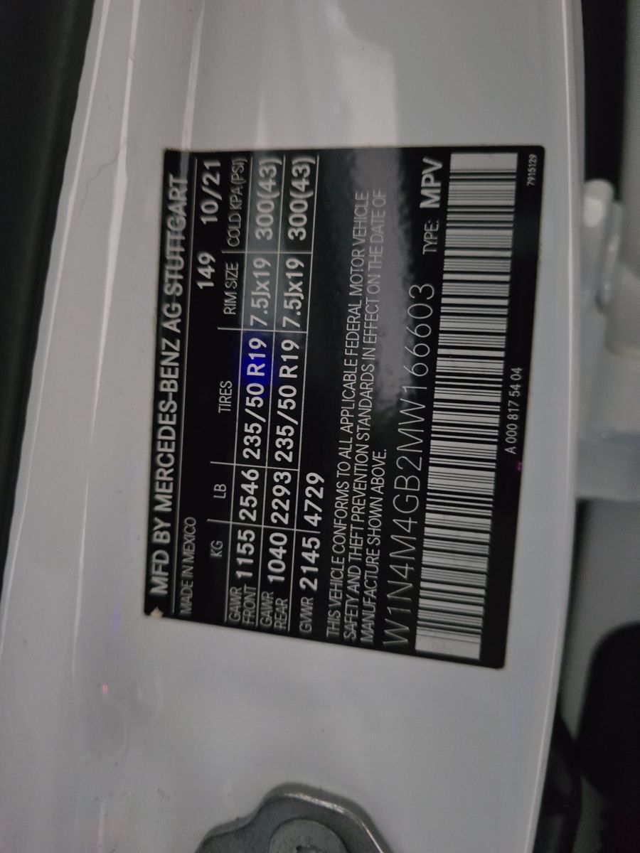 2021 Mercedes-Benz GLB GLB 250 FWD