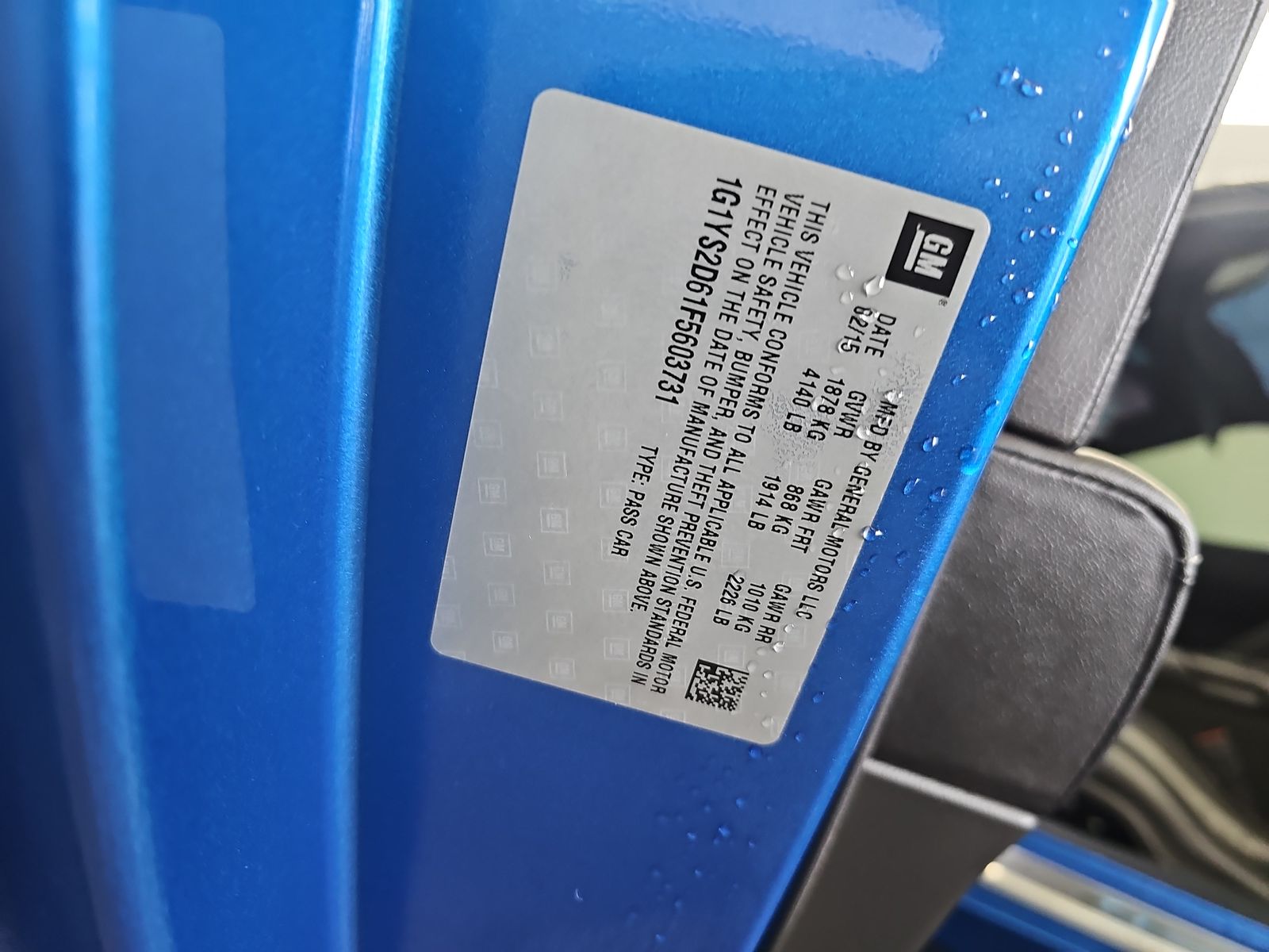 2015 Chevrolet Corvette Z06 RWD