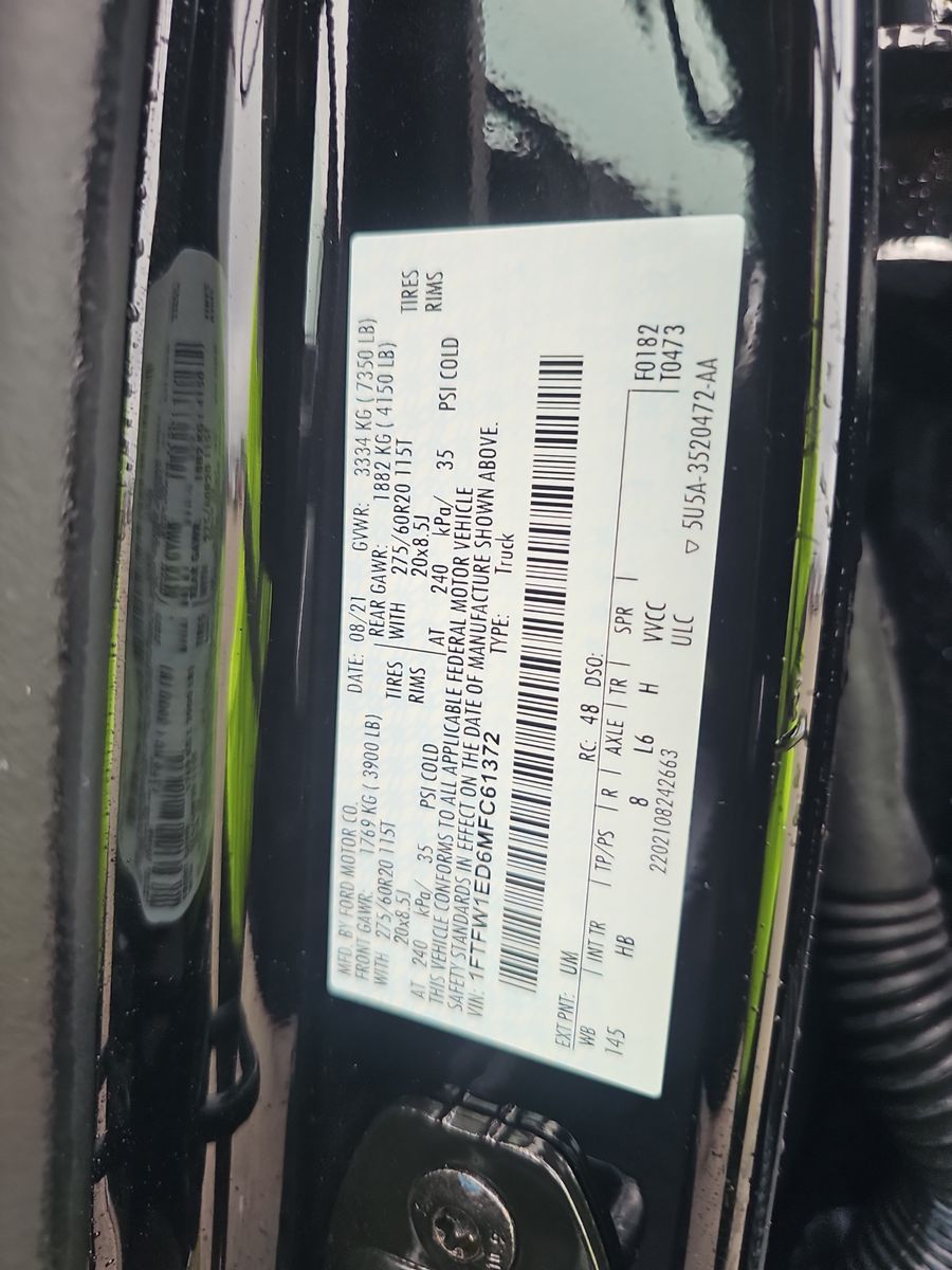 2021 Ford F-150 Hybrid Lariat AWD