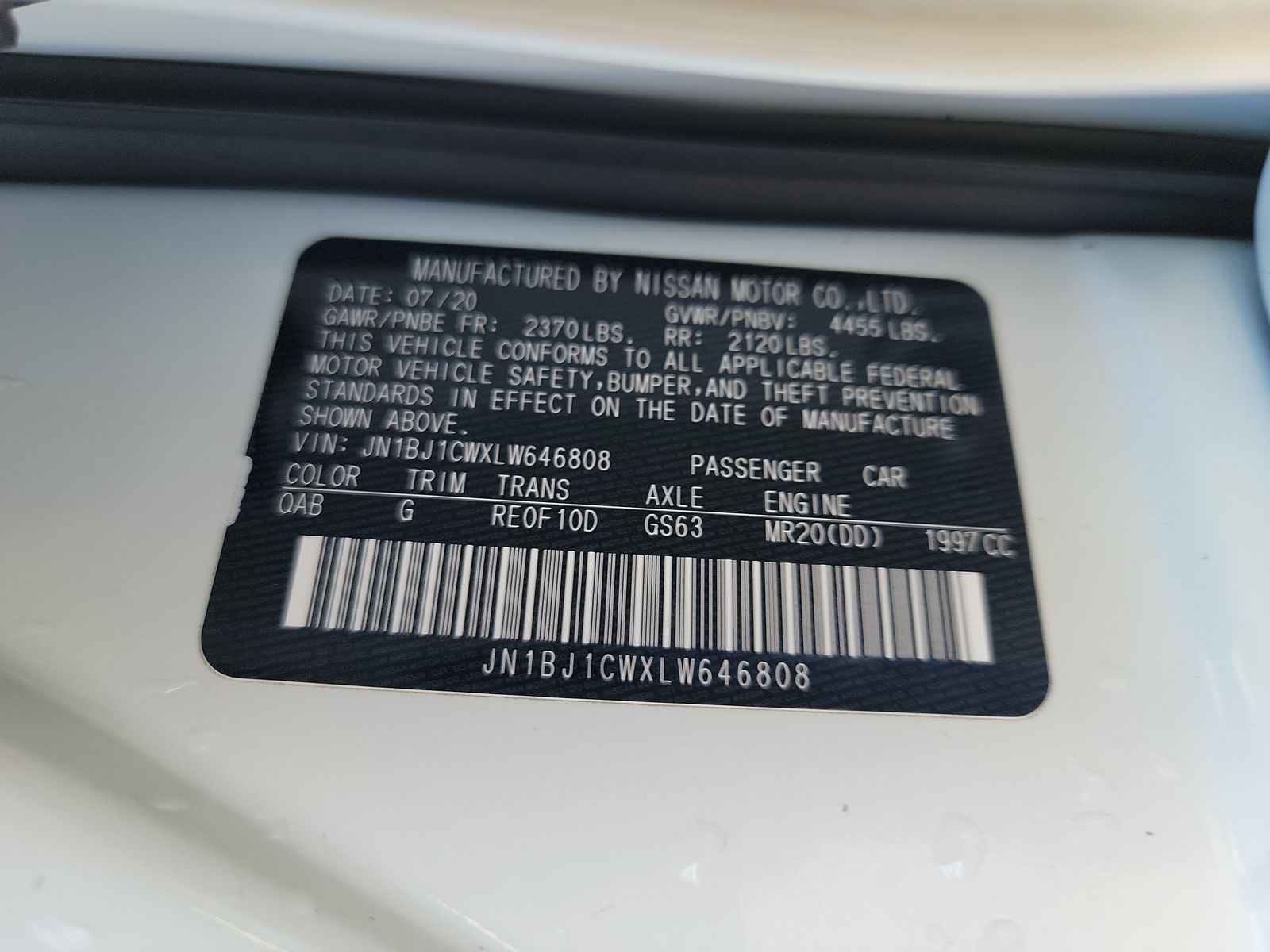 2020 Nissan Rogue Sport SV AWD