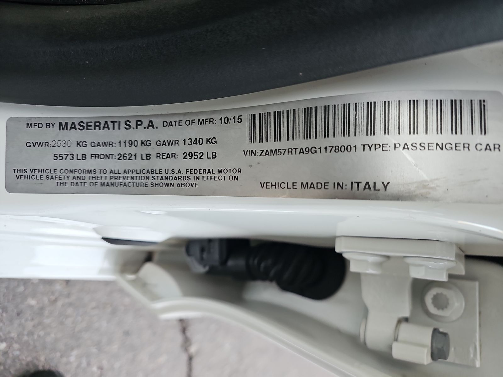 2016 Maserati Ghibli S Q4 AWD