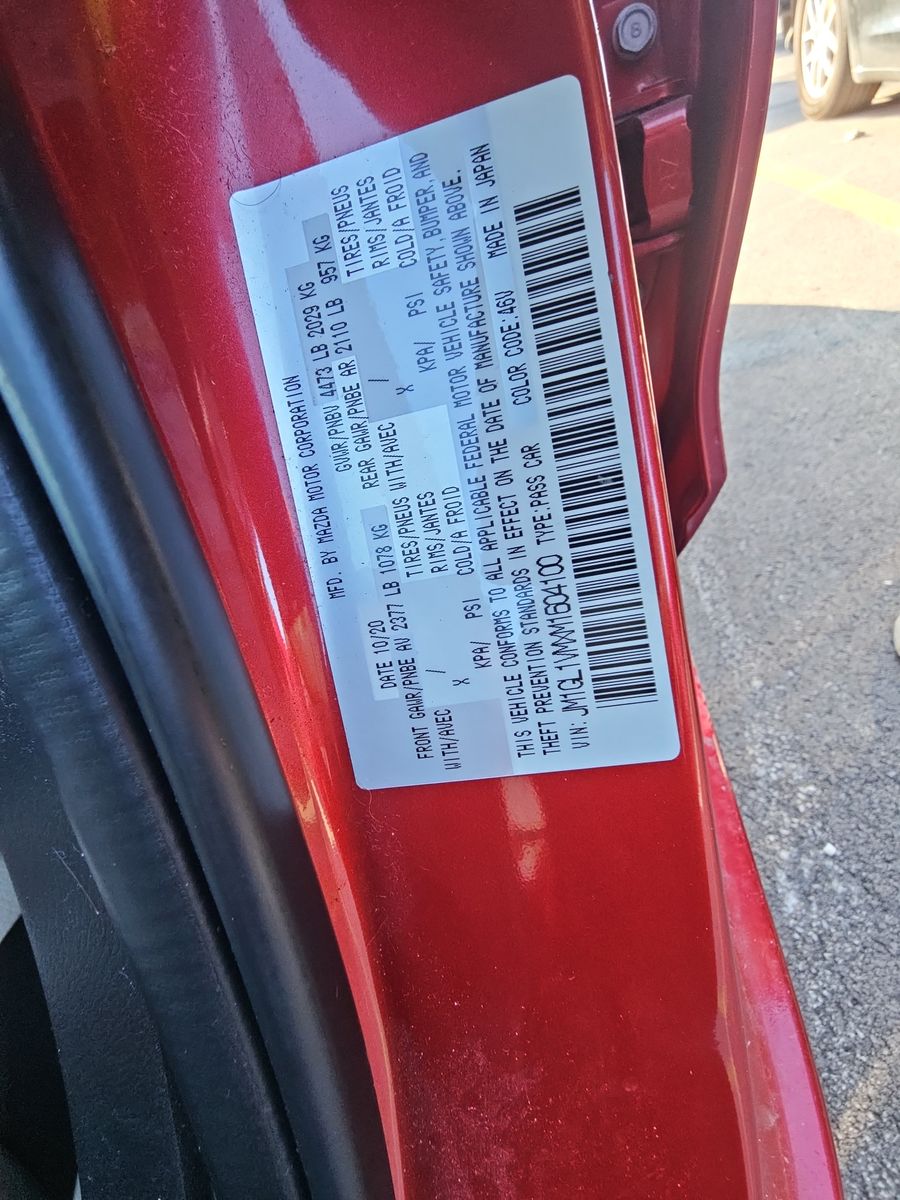 2021 MAZDA MAZDA6 Touring FWD