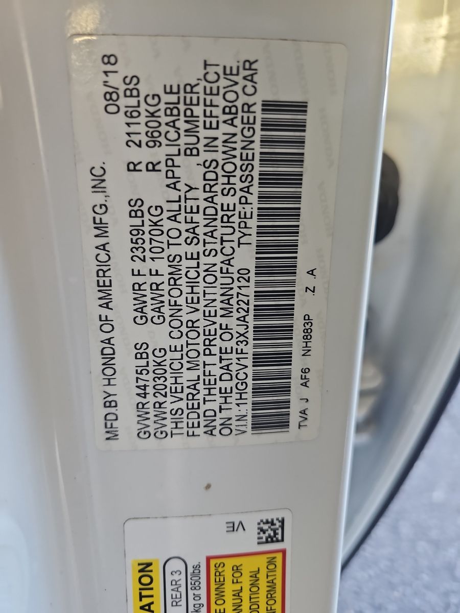 2018 Honda Accord Sport FWD