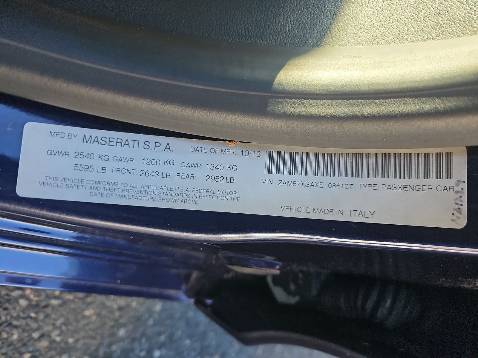 2014 Maserati Ghibli Base FWD