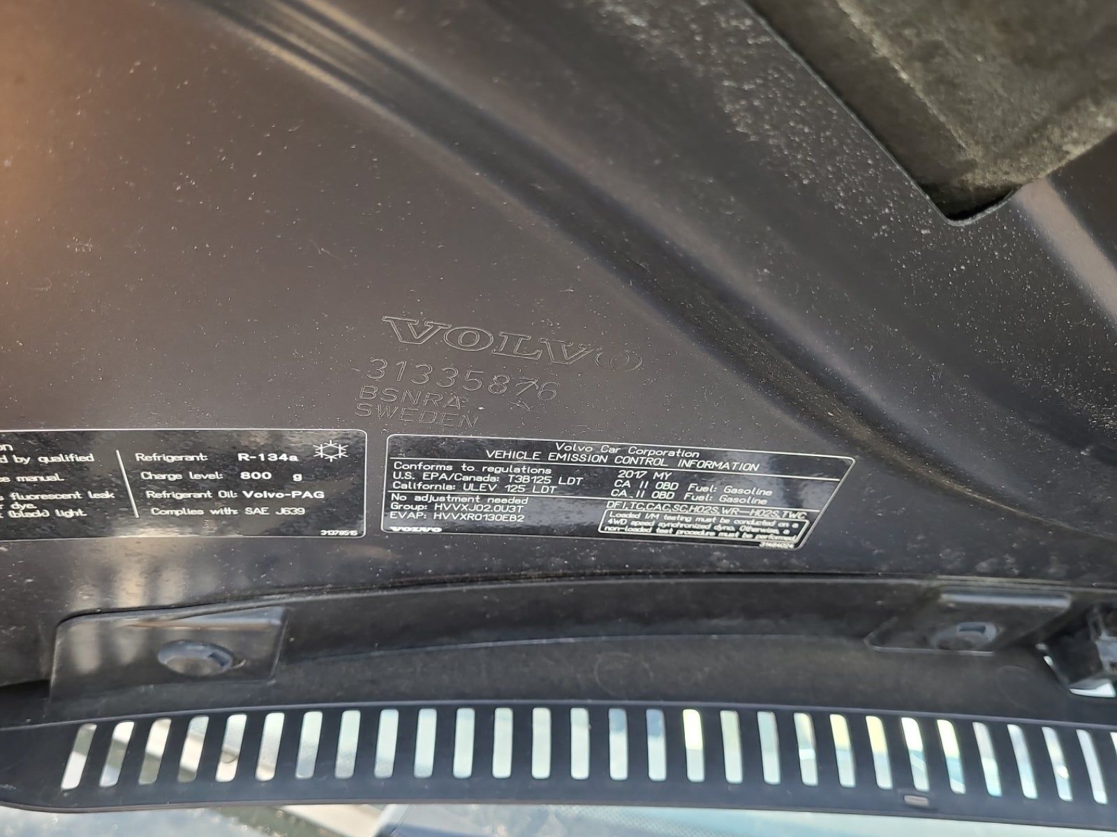 2017 Volvo XC60 T6 Inscription AWD