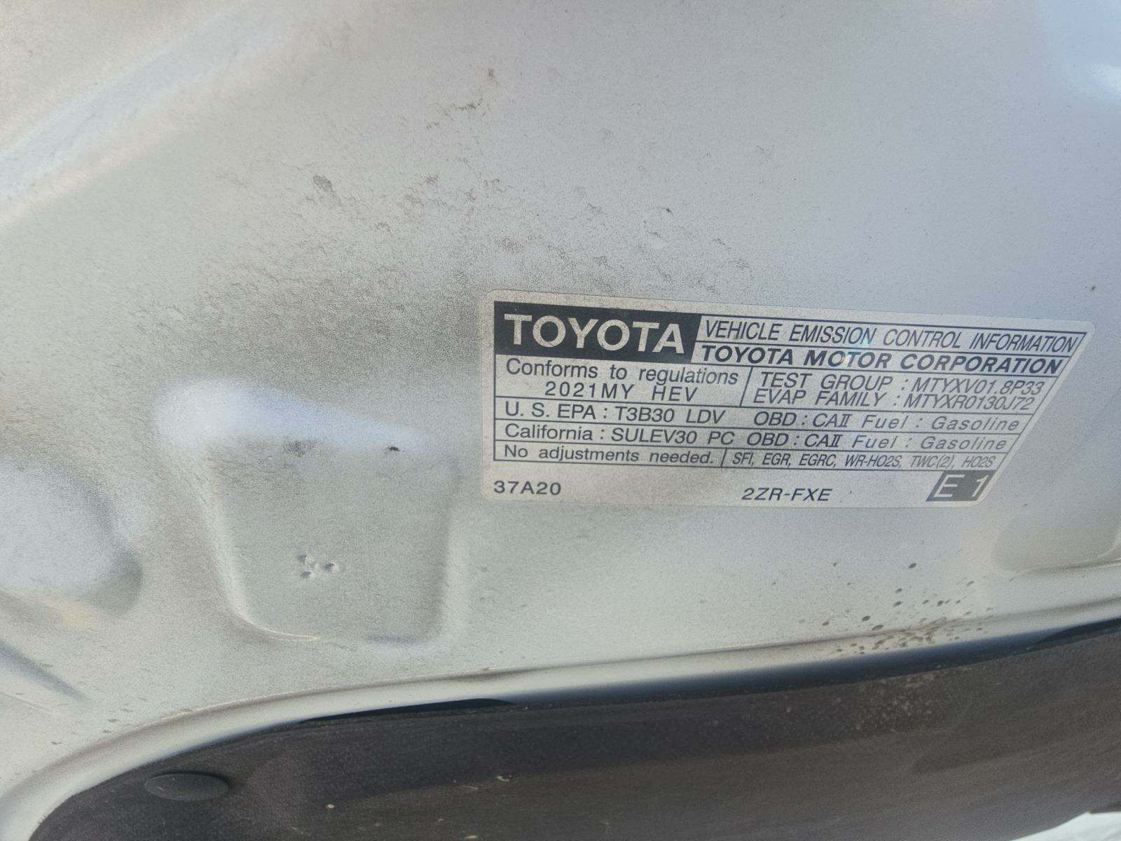 2021 Toyota Prius LE FWD