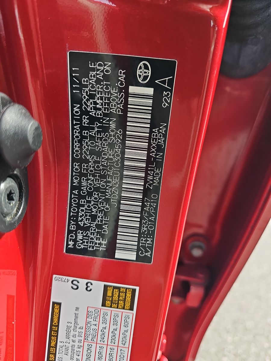 2012 Toyota Prius v Two FWD