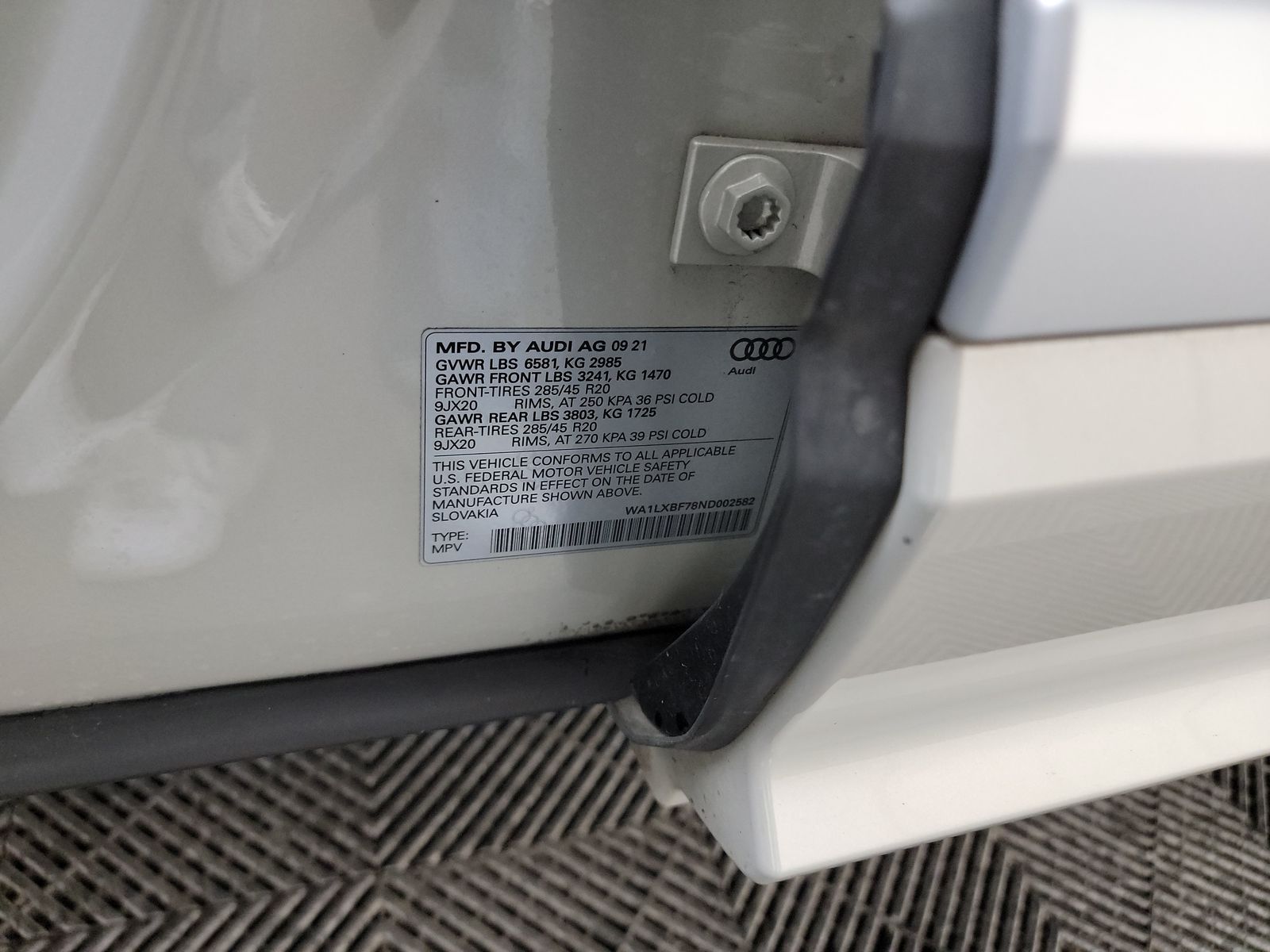 2022 Audi Q7 Premium Plus AWD