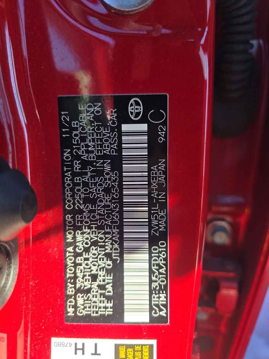 2022 Toyota Prius LE FWD