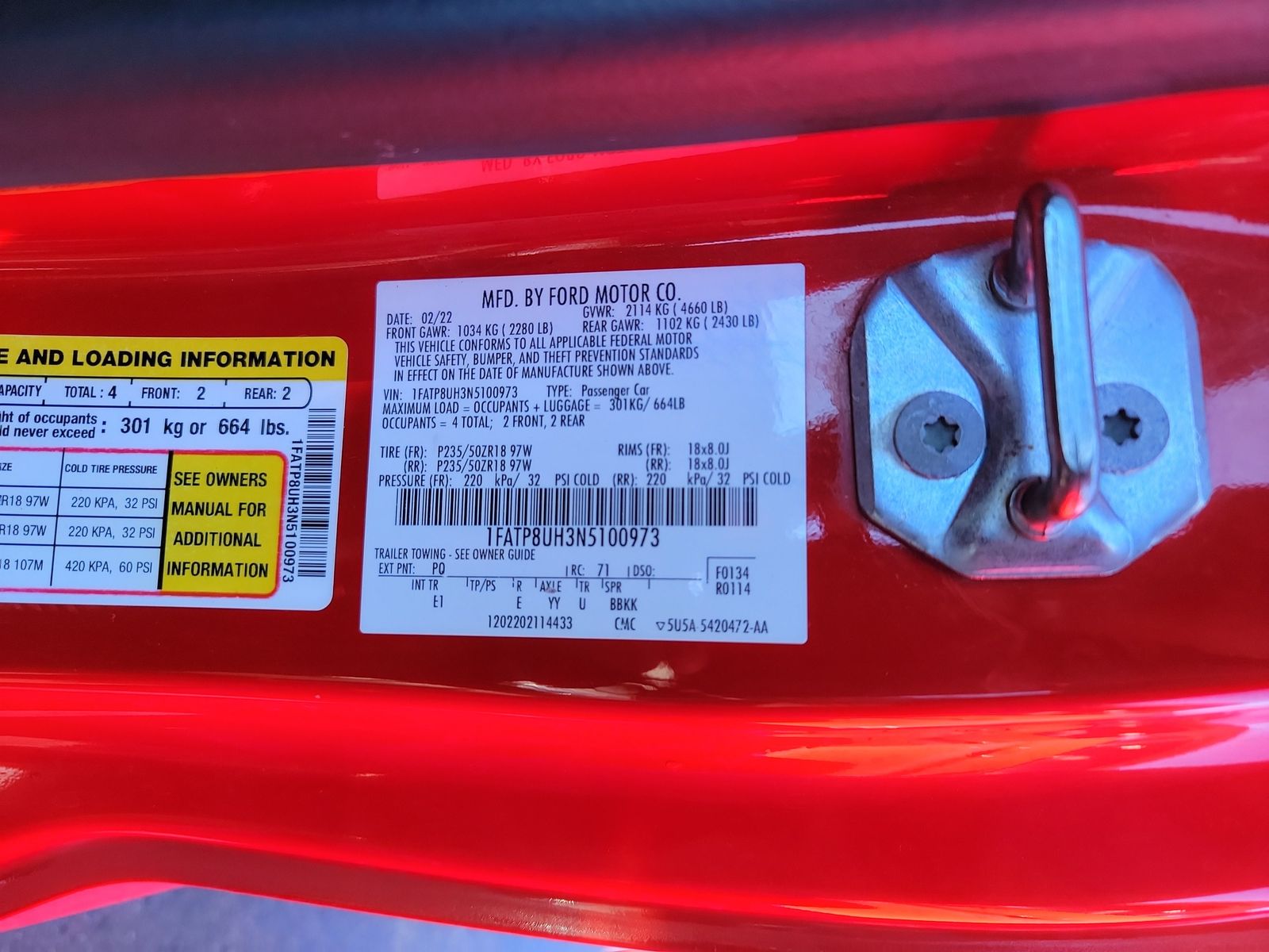 2022 Ford Mustang EcoBoost Premium RWD