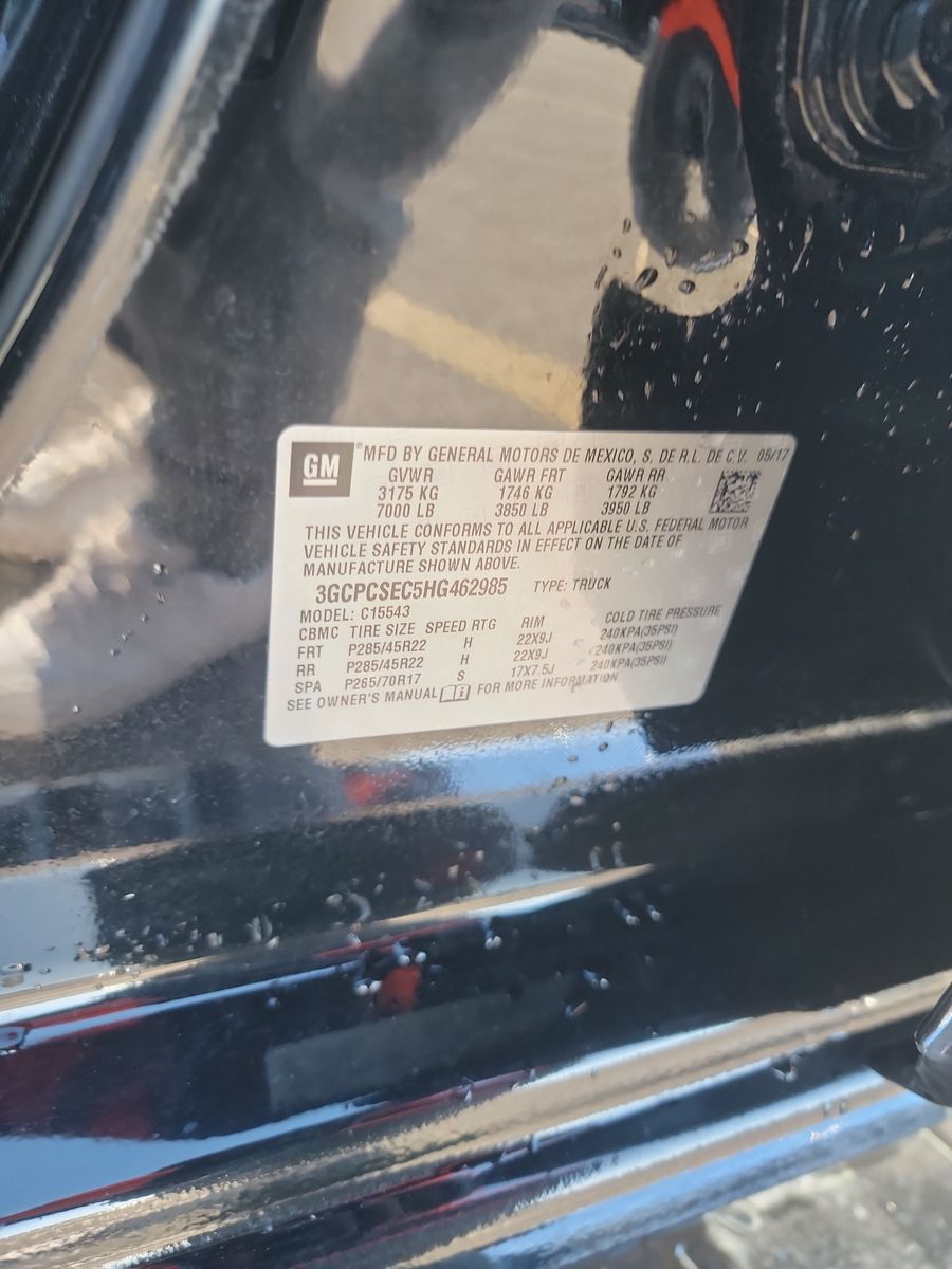 2017 Chevrolet Silverado 1500 LTZ RWD