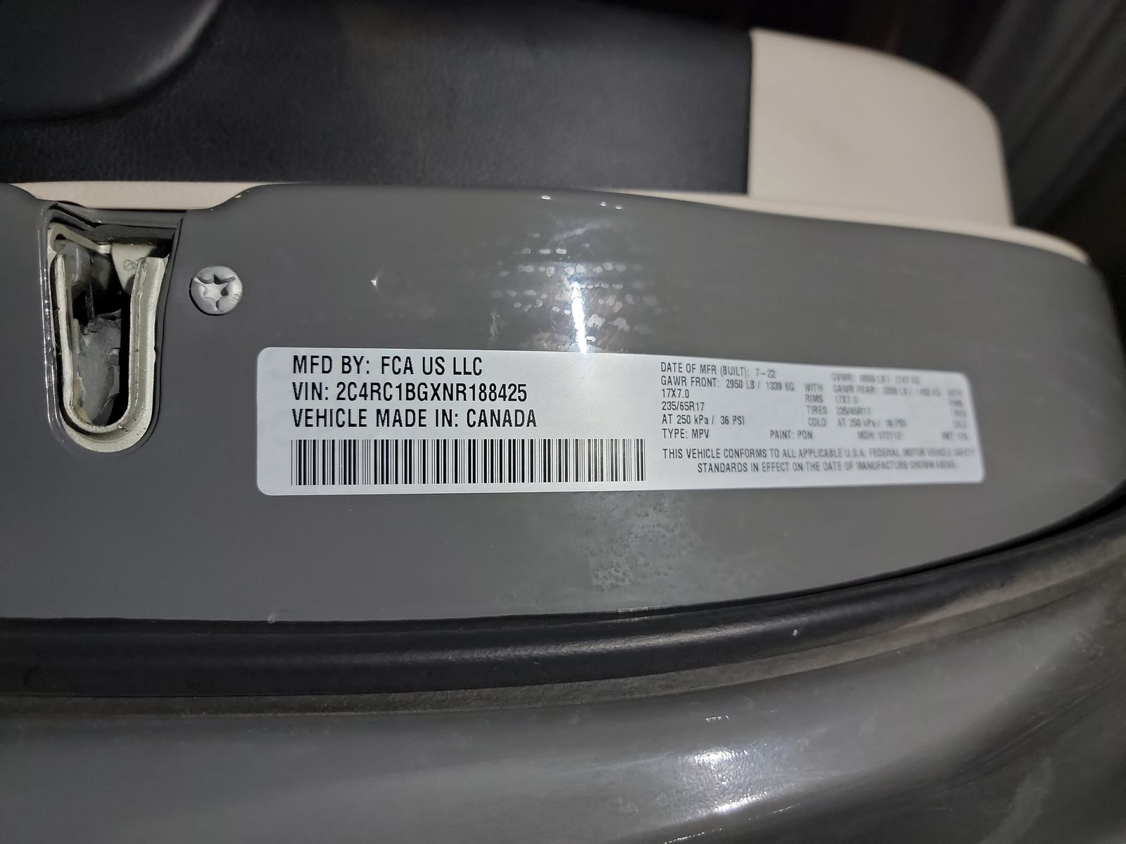 2022 Chrysler Pacifica Touring L FWD