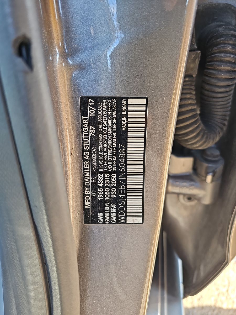 2018 Mercedes-Benz CLA CLA 250 FWD