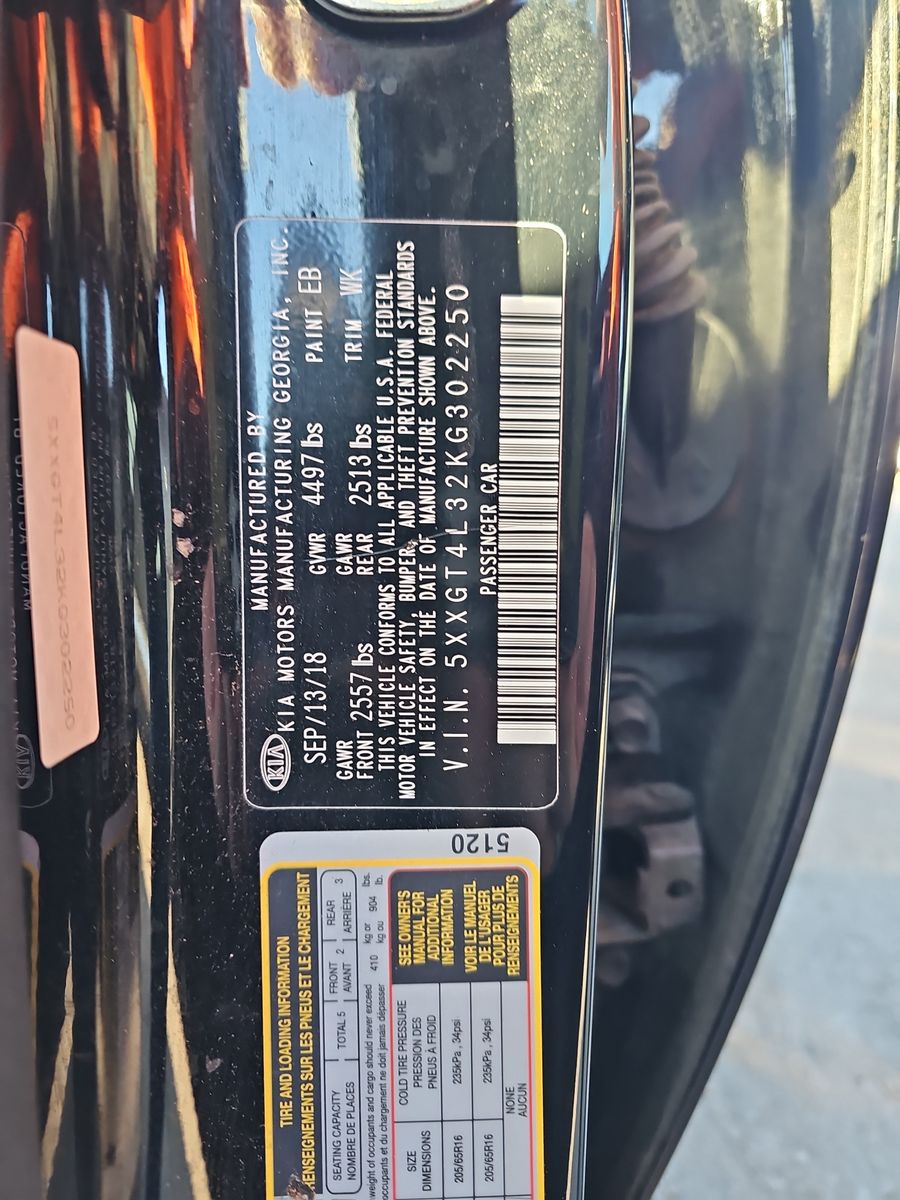 2019 Kia Optima LX FWD