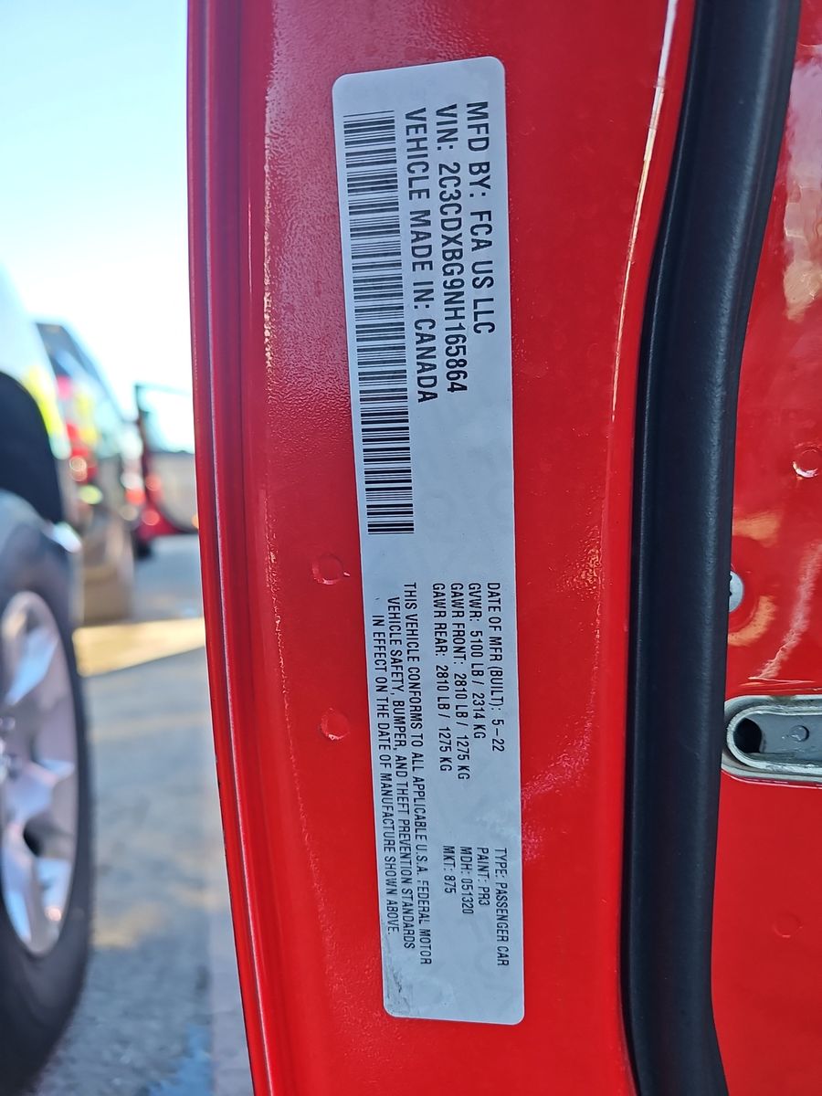 2022 Dodge Charger SXT RWD