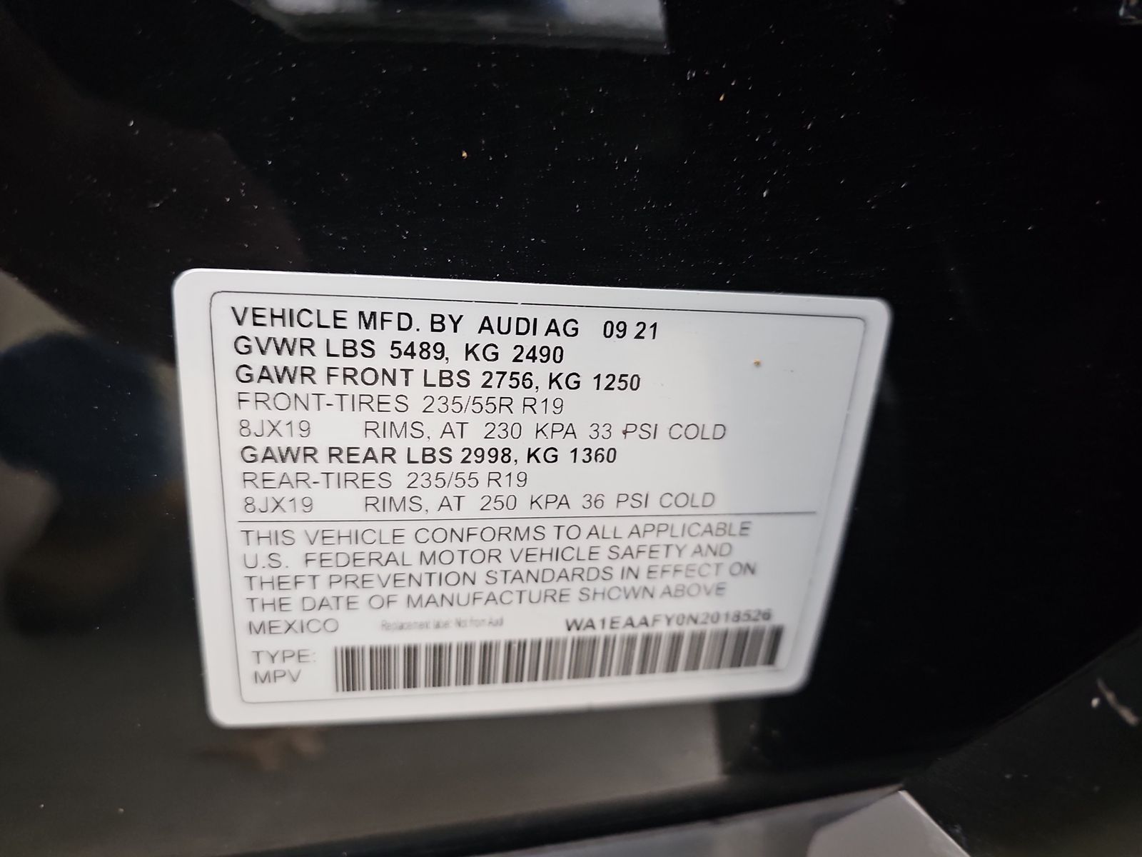 2022 Audi Q5 S line Premium Plus AWD