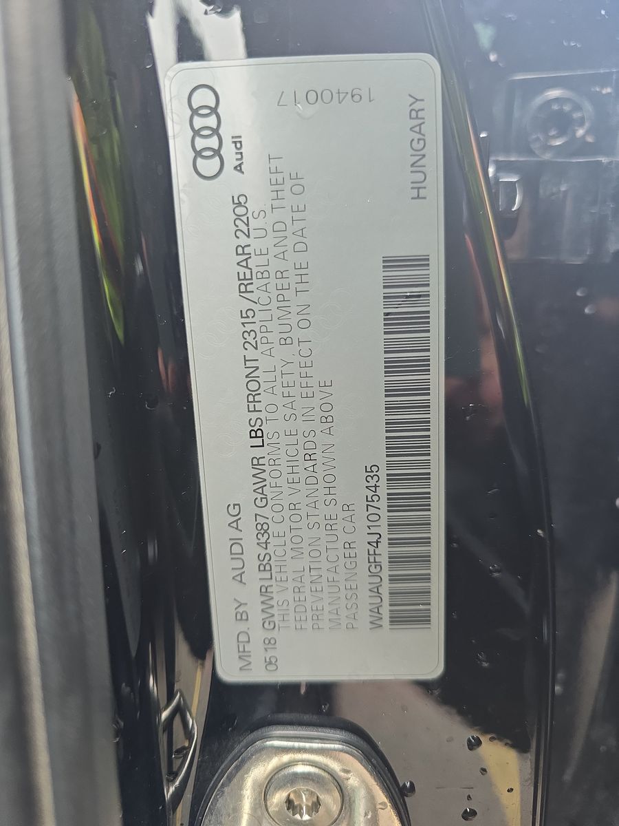 2018 Audi A3 2.0T Premium FWD