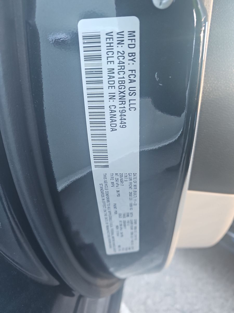 2022 Chrysler Pacifica Touring L FWD