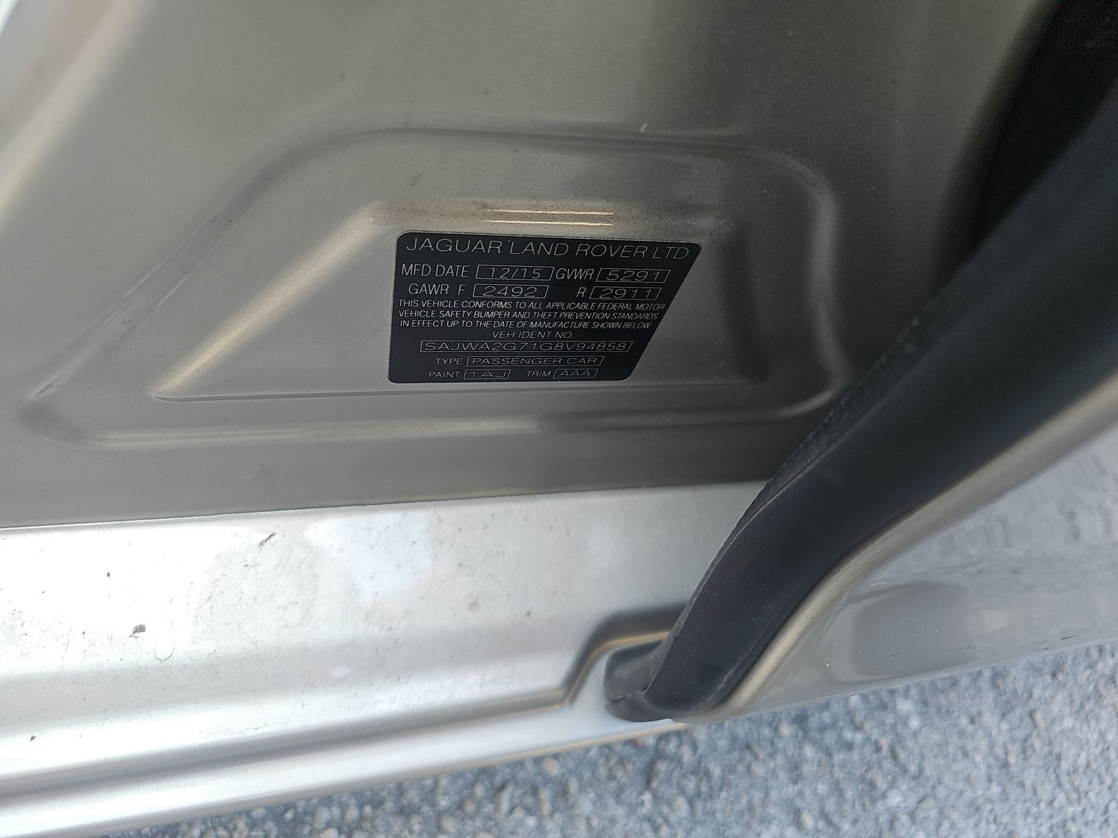 2016 Jaguar XJ L Portfolio FWD