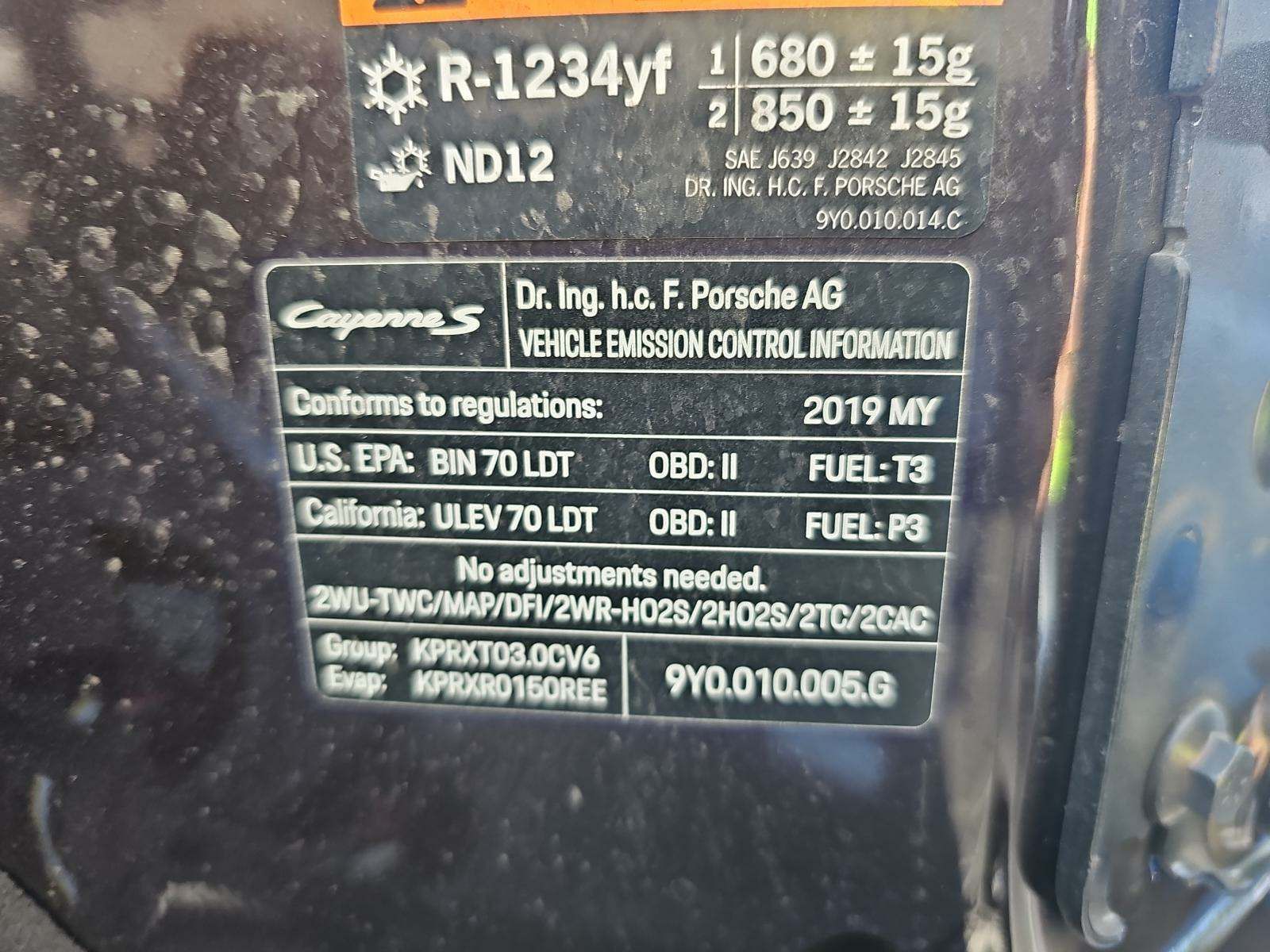 2019 Porsche Cayenne S AWD