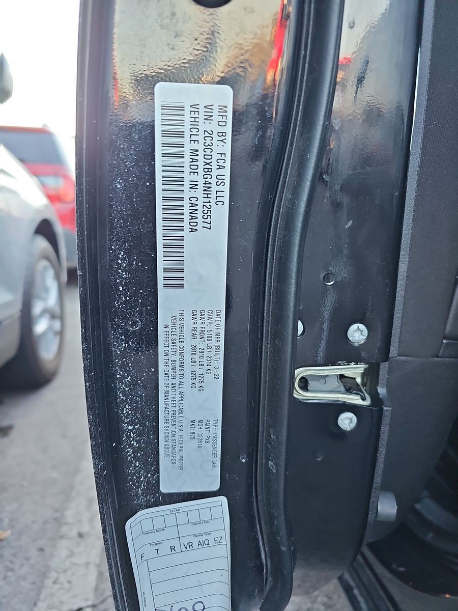 2022 Dodge Charger SXT RWD