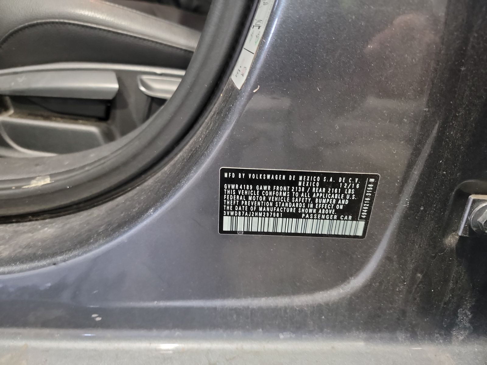 2017 Volkswagen Jetta 1.4T SE FWD