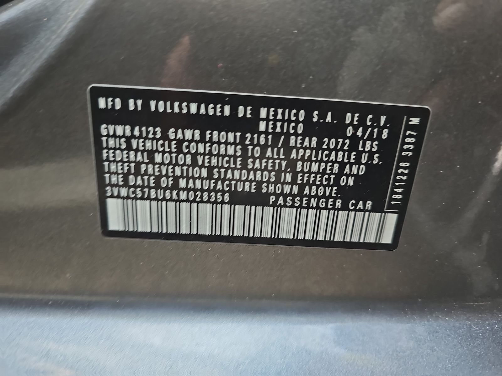 2019 Volkswagen Jetta 1.4T SE FWD