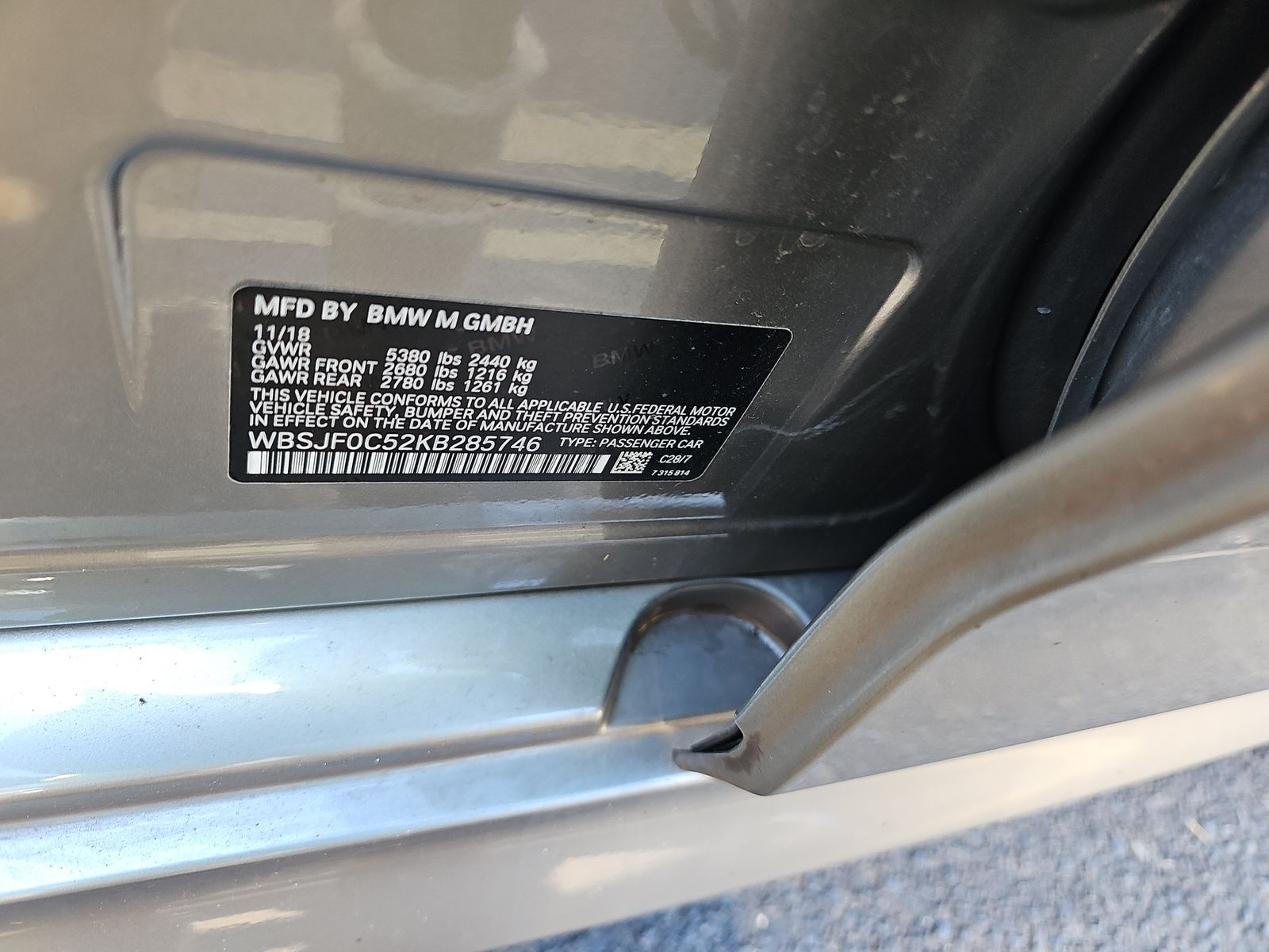 2019 BMW M5 Base AWD