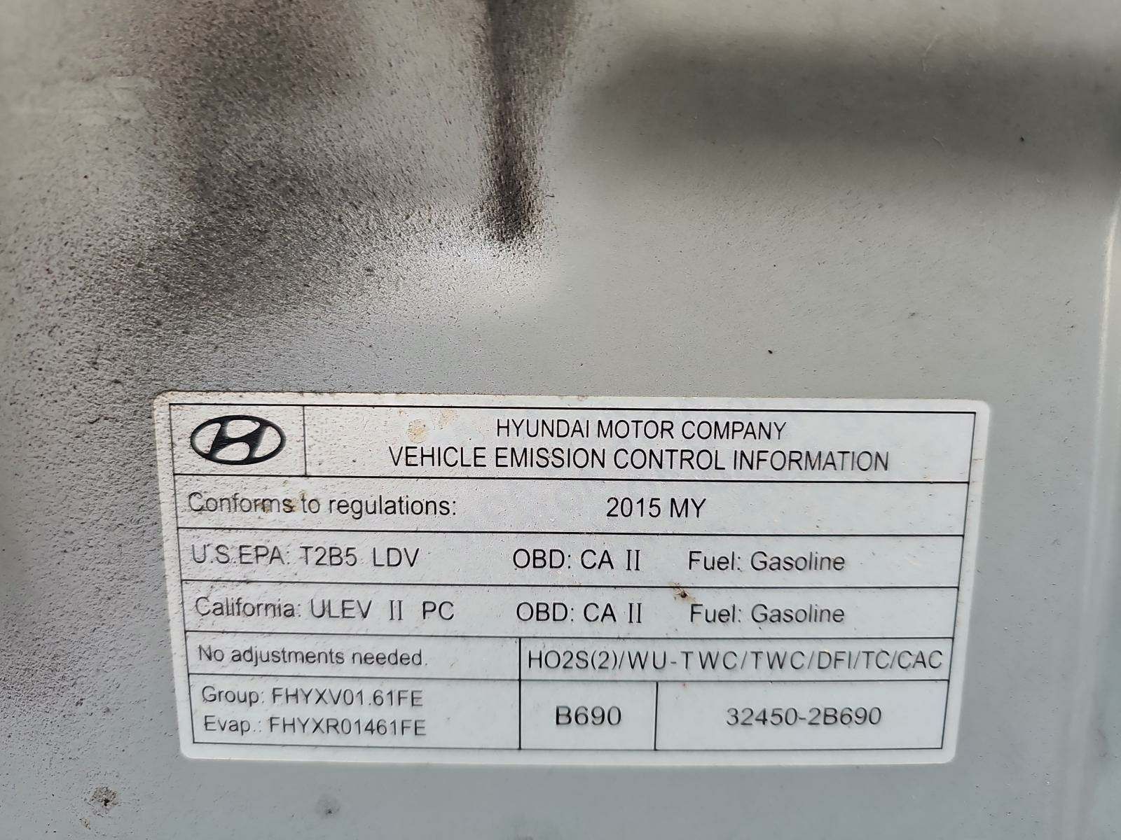 2015 Hyundai Sonata Eco FWD