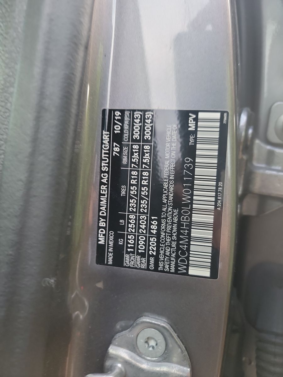 2020 Mercedes-Benz GLB GLB 250 AWD