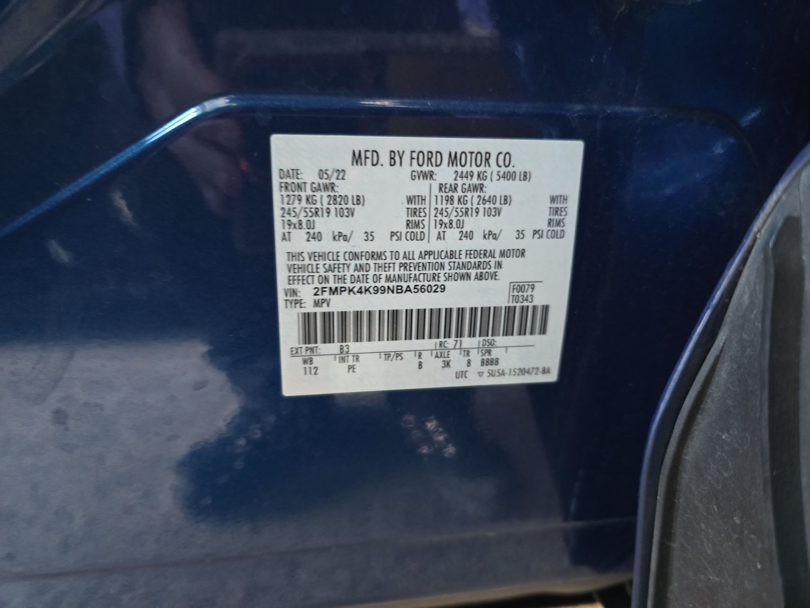 2022 Ford Edge Titanium AWD