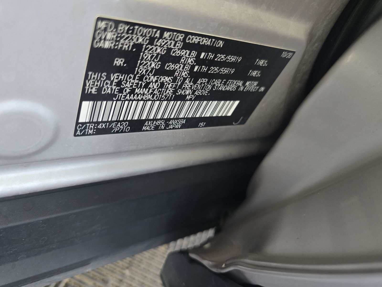 2021 Toyota Venza Limited AWD