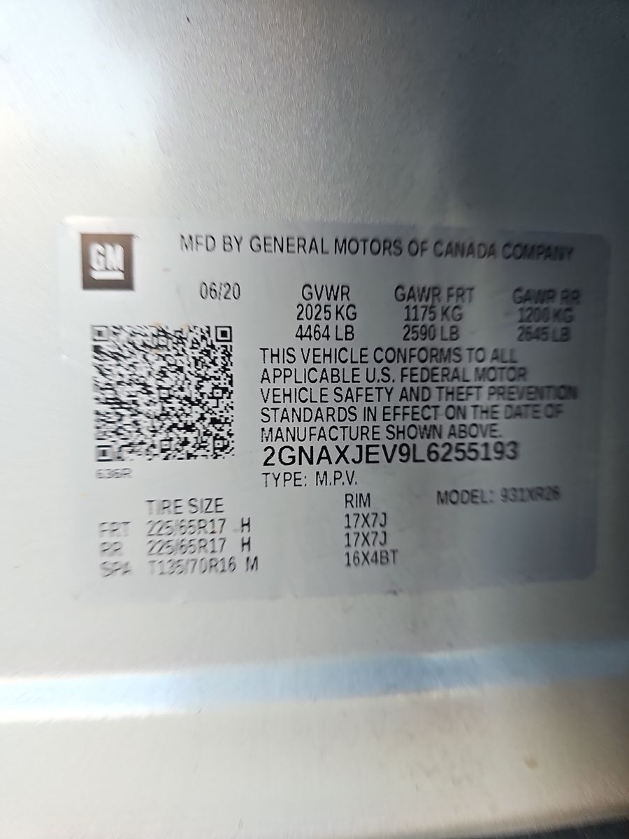 2020 Chevrolet Equinox LT FWD