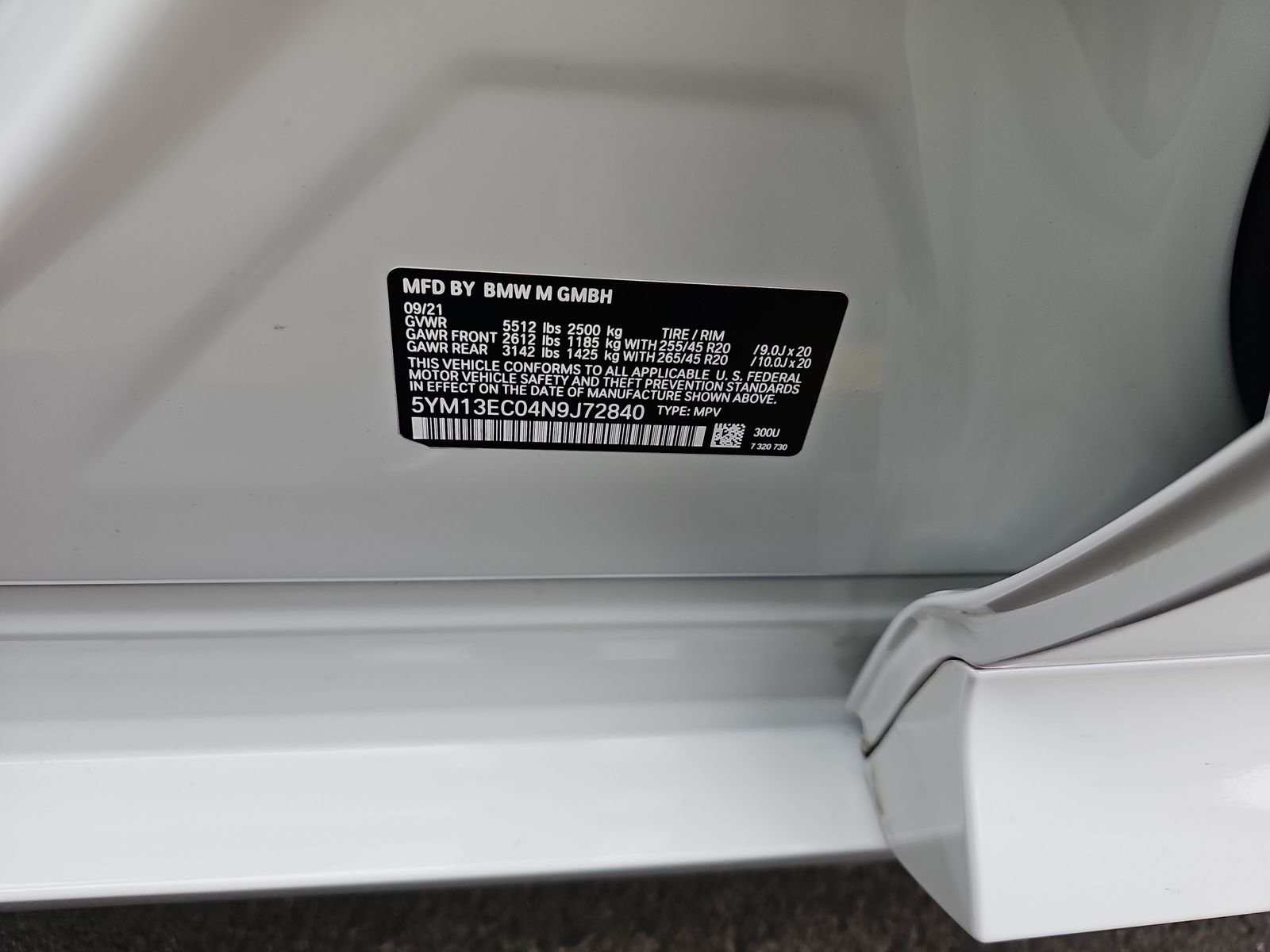 2022 BMW X3 M Base AWD