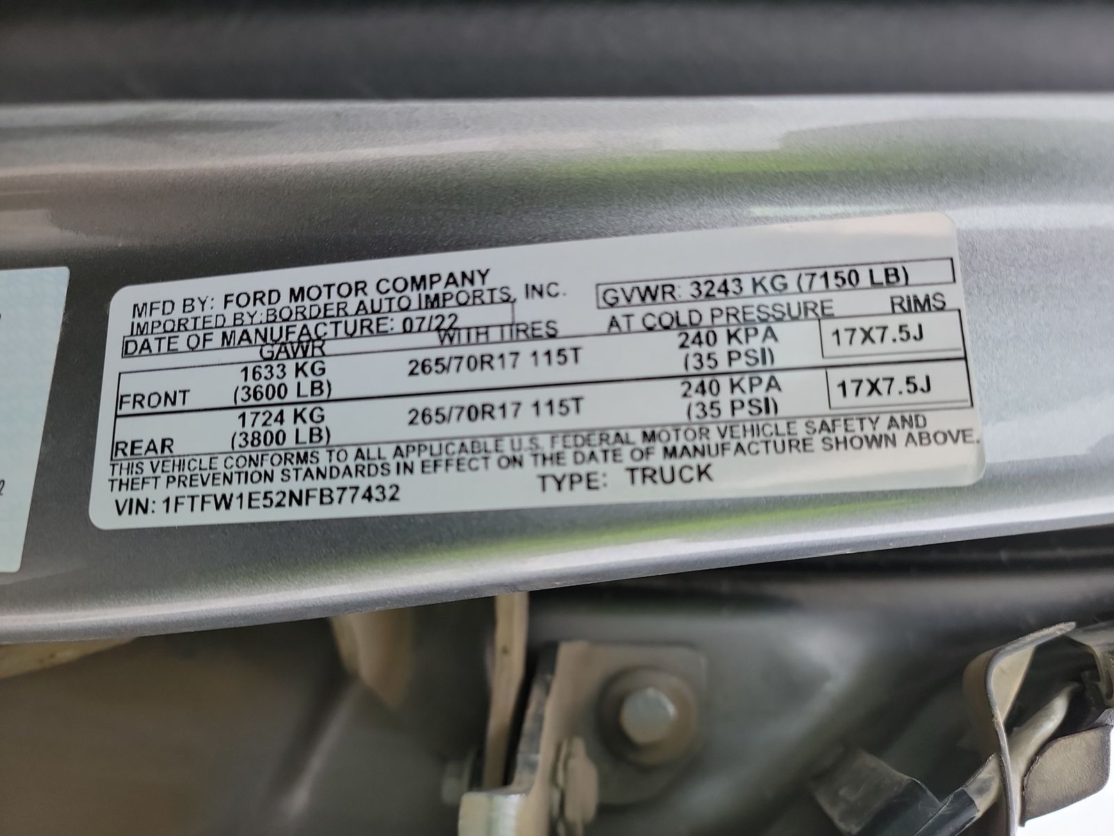 2022 Ford F-150 XLT AWD