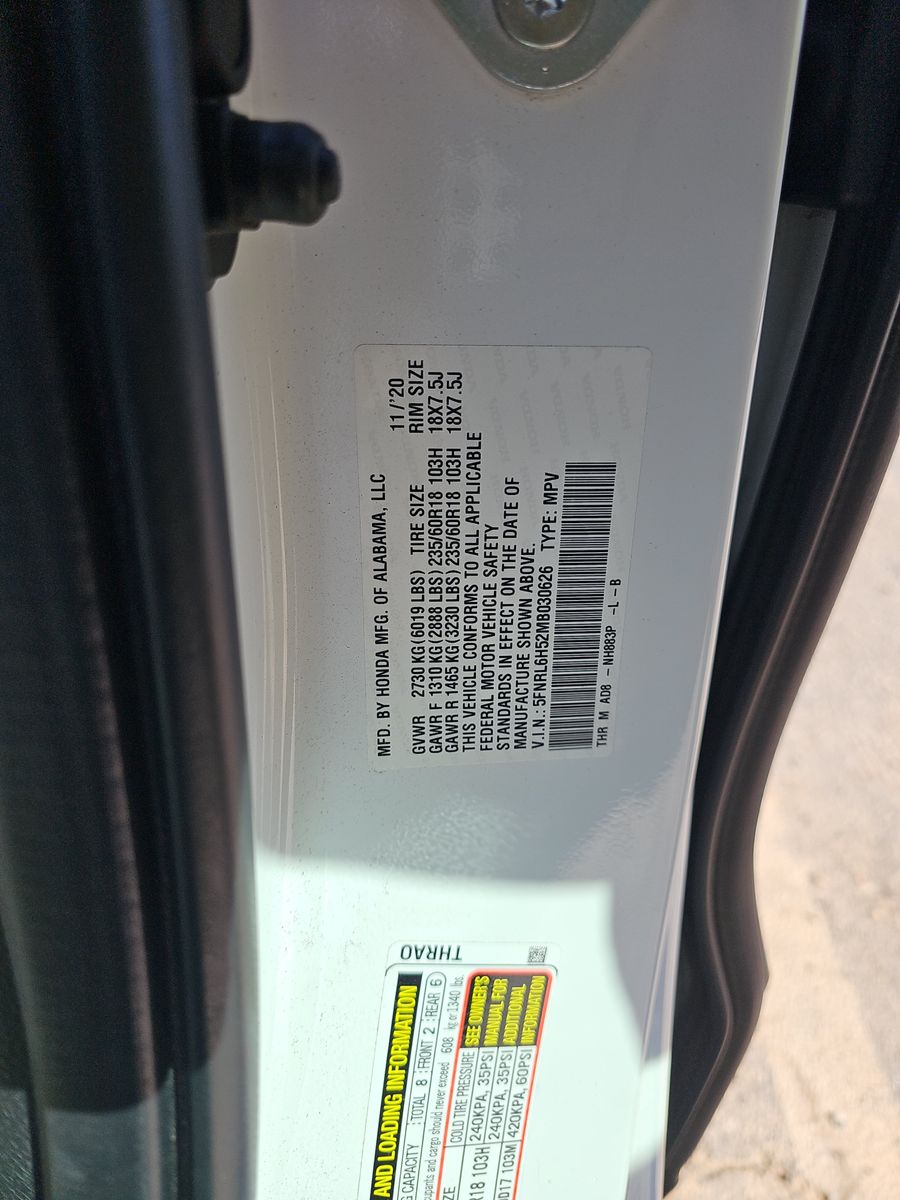 2021 Honda Odyssey EX FWD