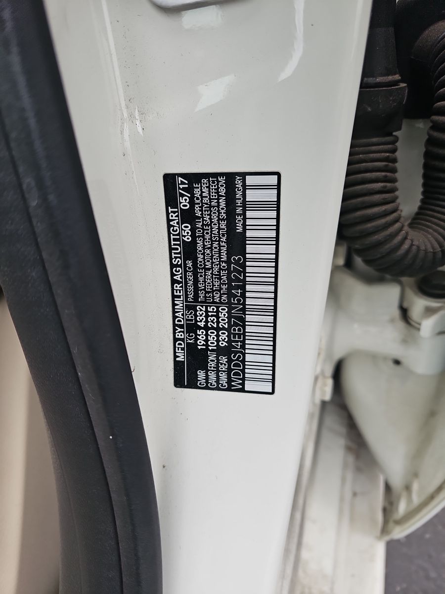 2018 Mercedes-Benz CLA CLA 250 FWD