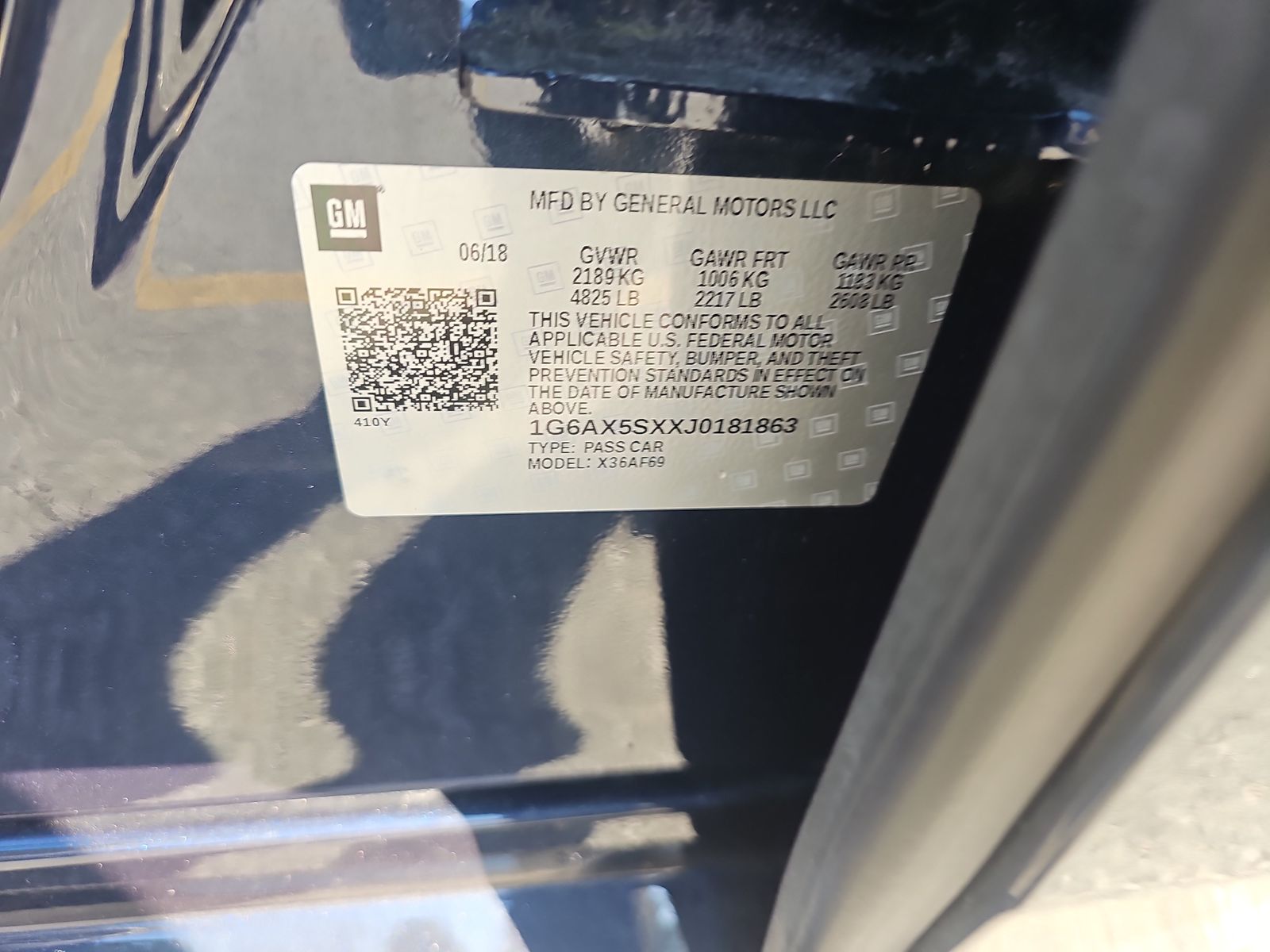 2018 Cadillac CTS Luxury AWD