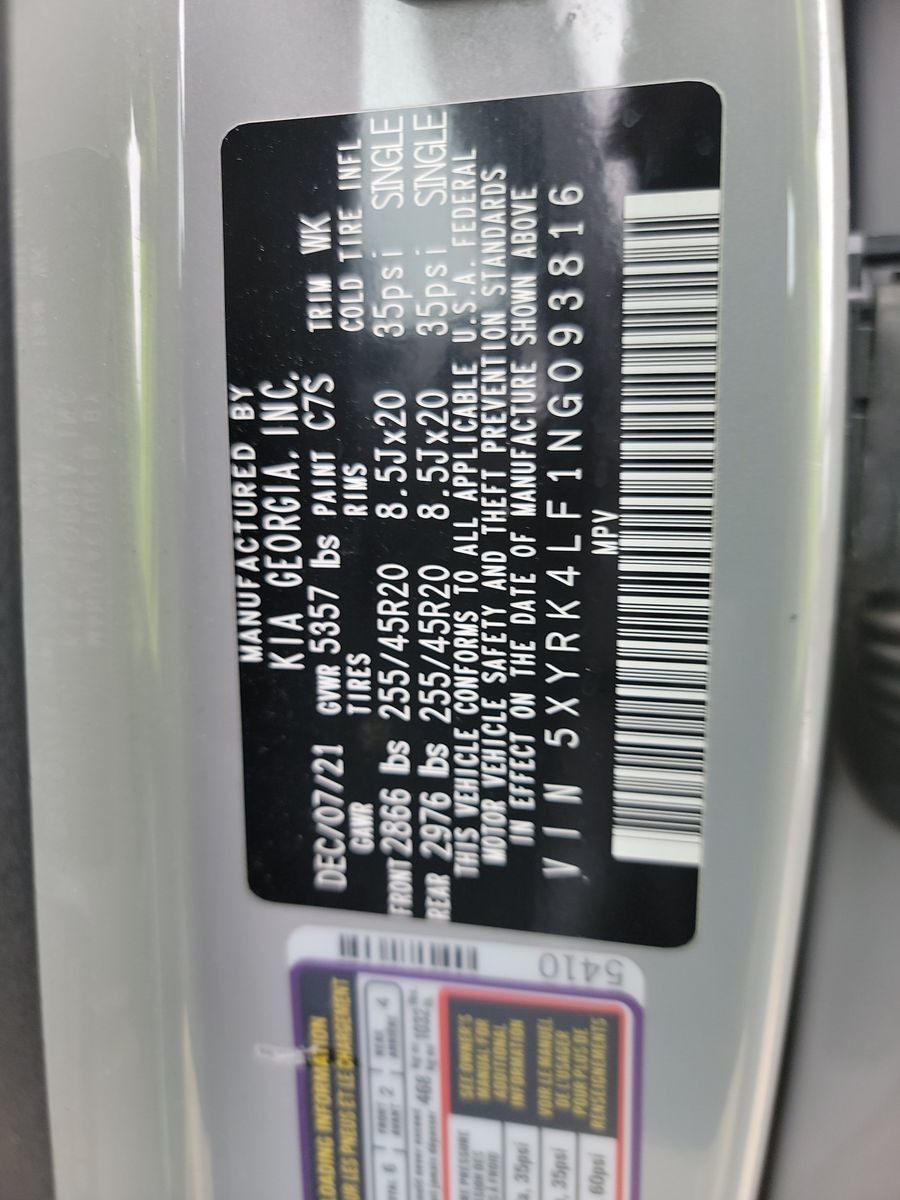 2022 Kia Sorento SX Prestige FWD