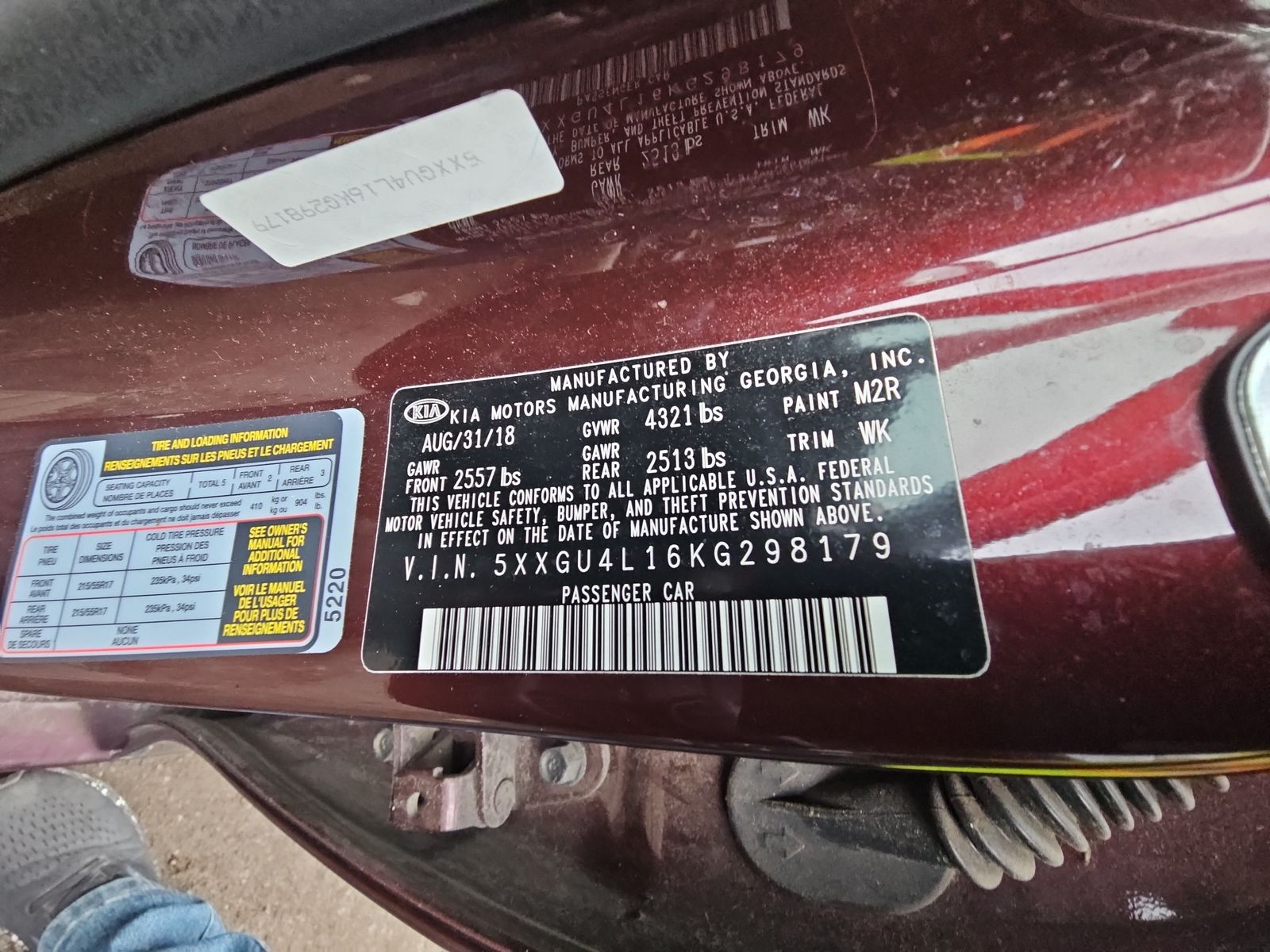 2019 Kia Optima EX FWD