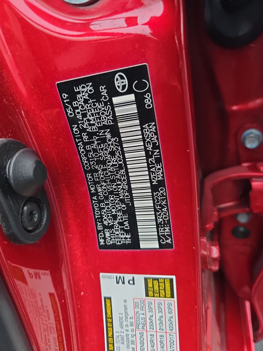 2020 Toyota Corolla SE FWD