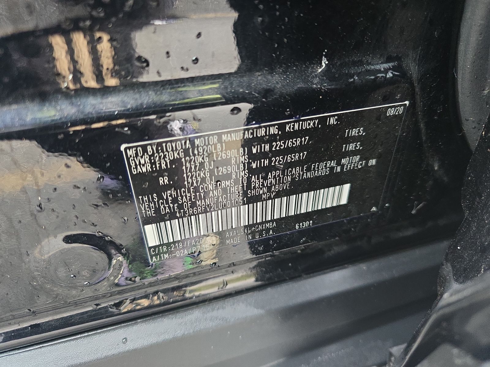 2020 Toyota RAV4 Hybrid XLE AWD