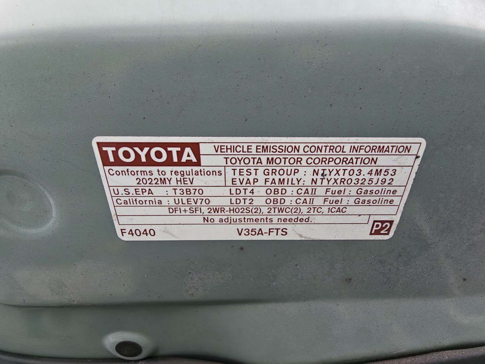 2022 Toyota Tundra Hybrid TRD Pro AWD