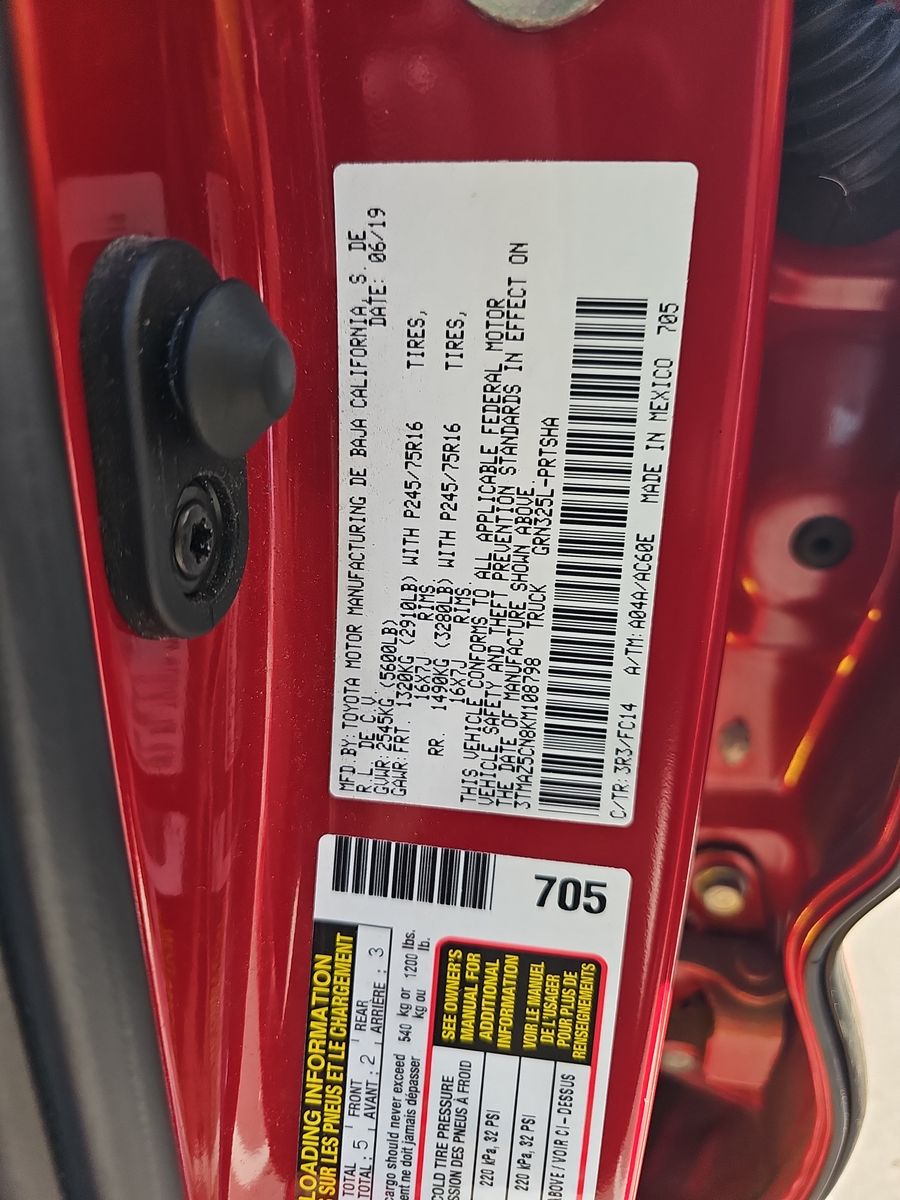 2019 Toyota Tacoma SR5 RWD