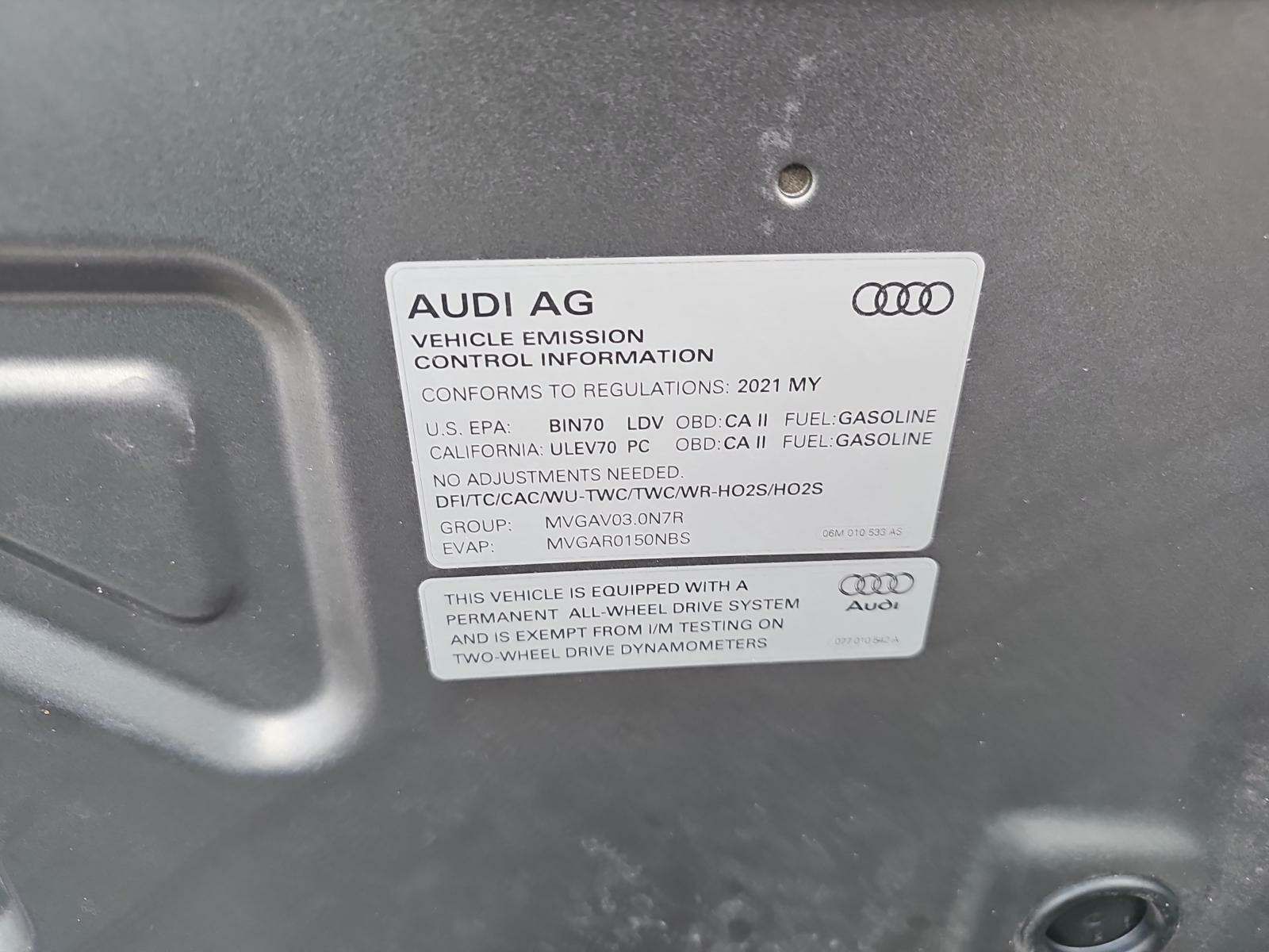2021 Audi A8 Base AWD