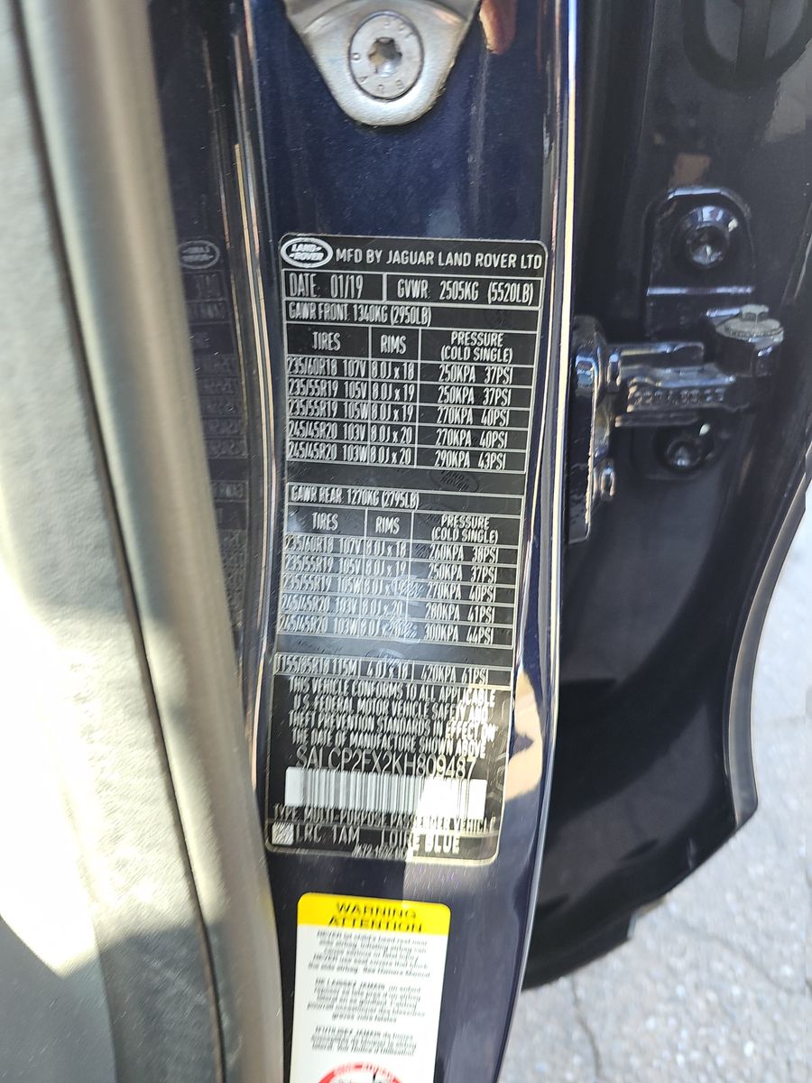 2019 Land Rover Discovery Sport SE AWD