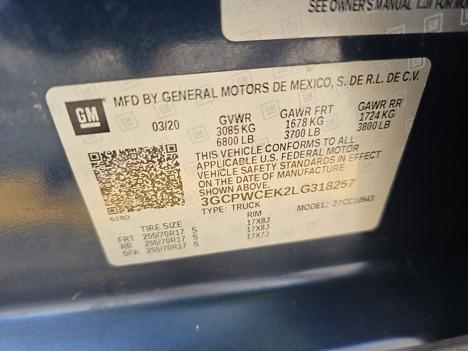 2020 Chevrolet Silverado 1500 LT RWD