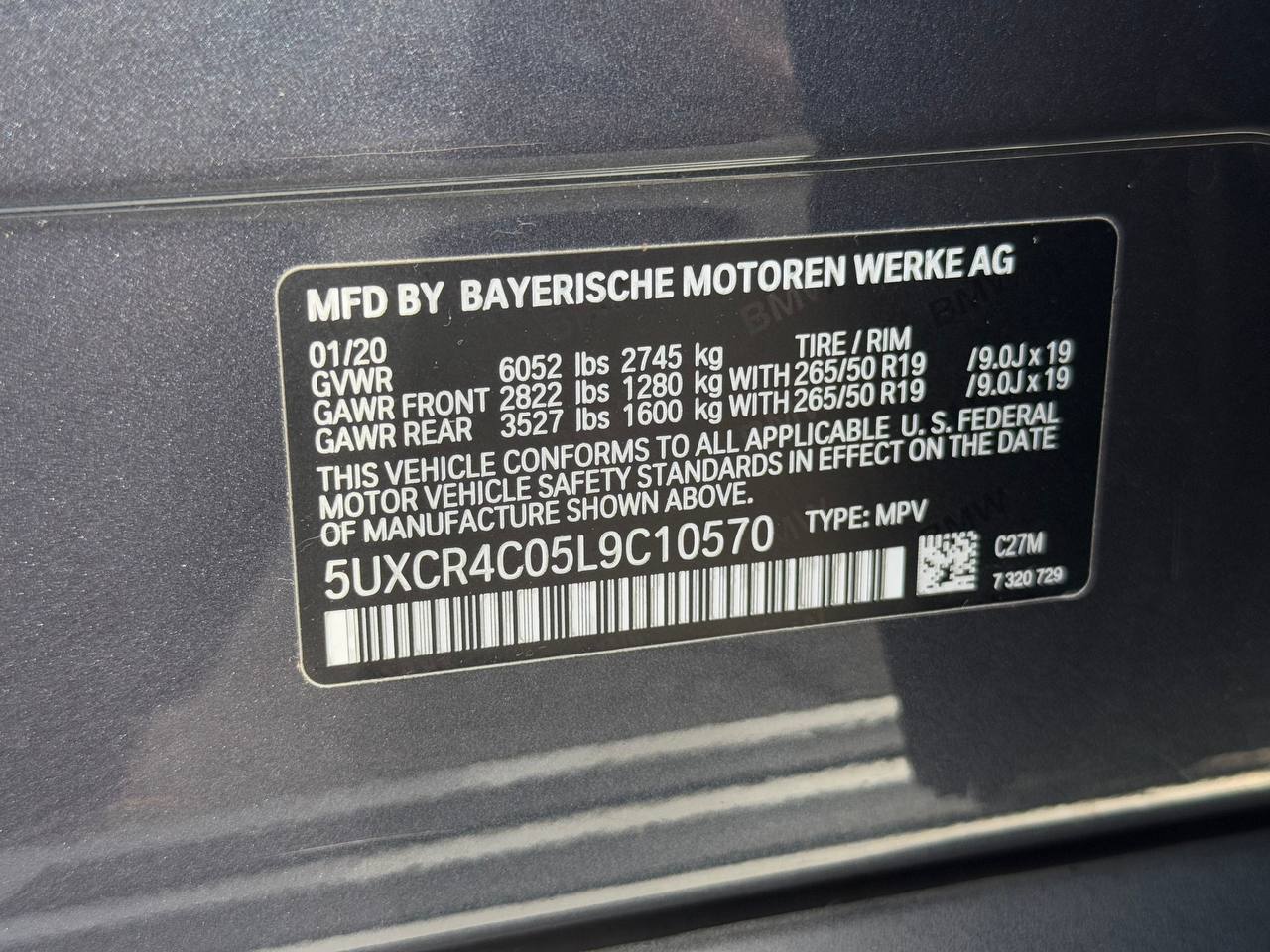 2020 BMW X5 sDrive40i RWD